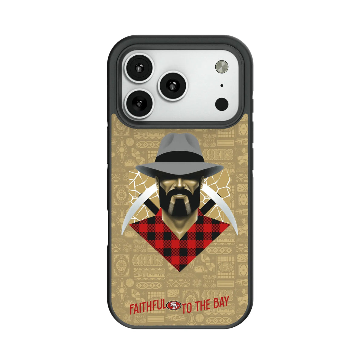 San Francisco 49ers Deco Bump Phone Case for Apple iPhone