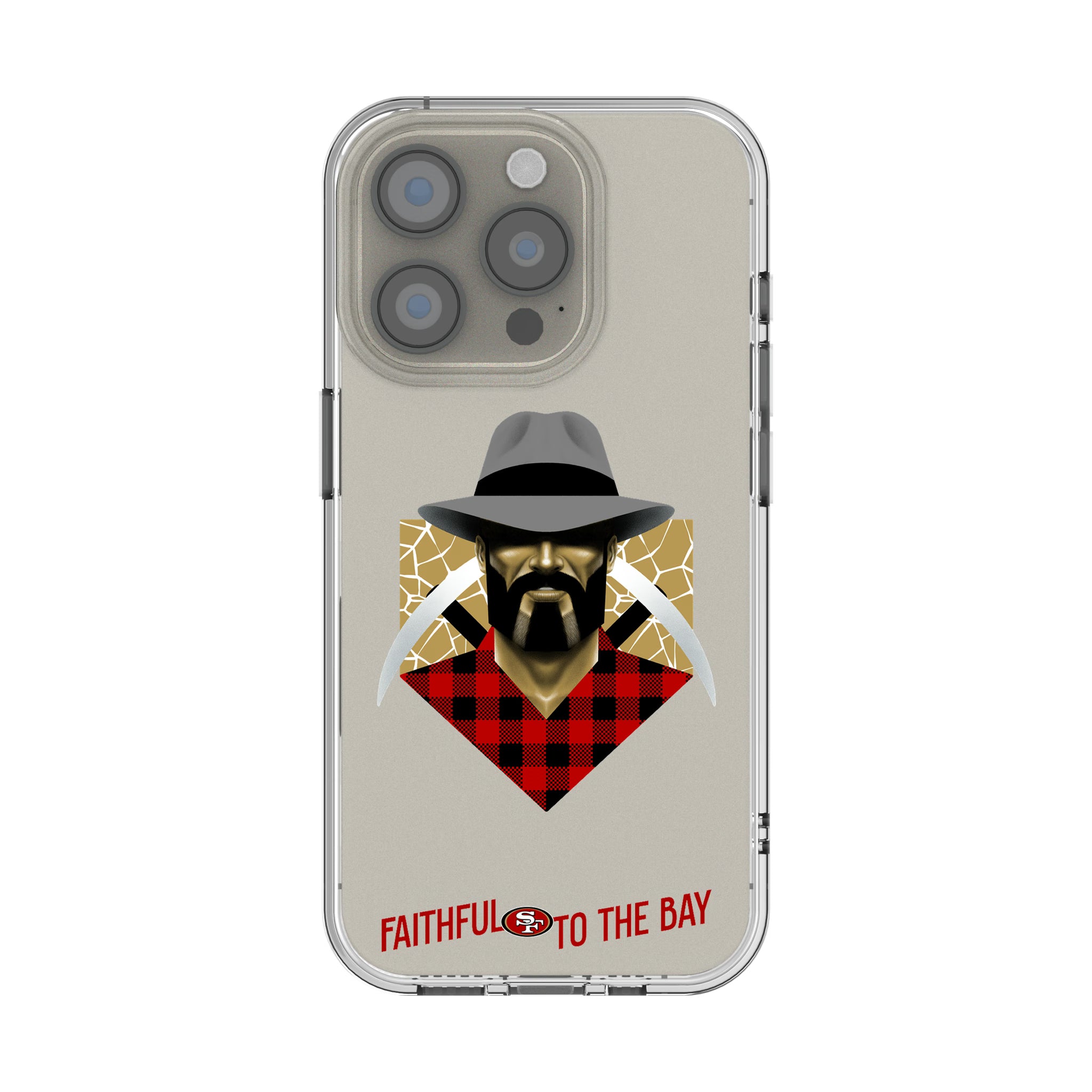 San Francisco 49ers Deco iPhone Clear Phone Case for Apple iPhone