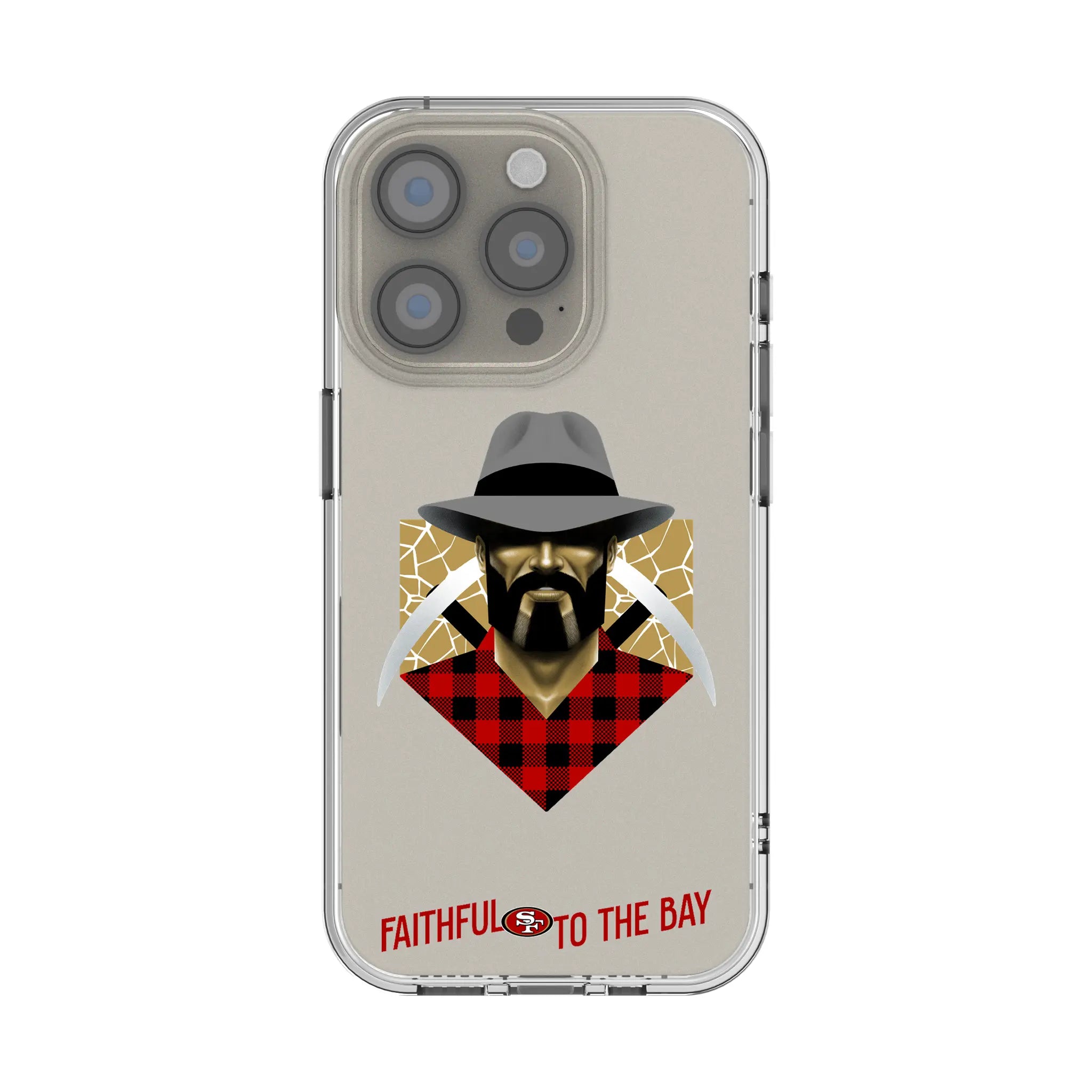 San Francisco 49ers Deco iPhone Clear Phone Case for Apple iPhone