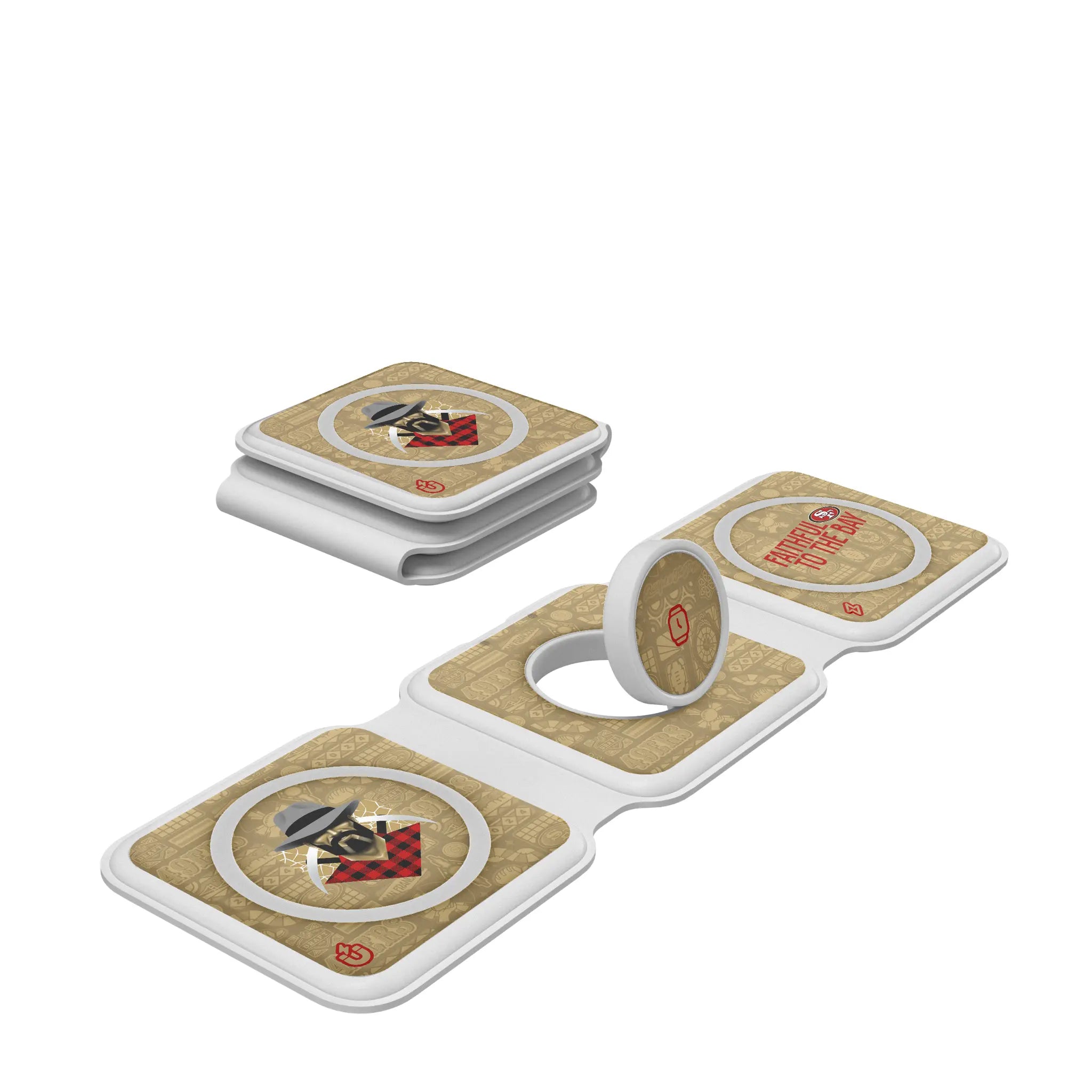 San Francisco 49ers Deco Foldable 3 in 1 Charger