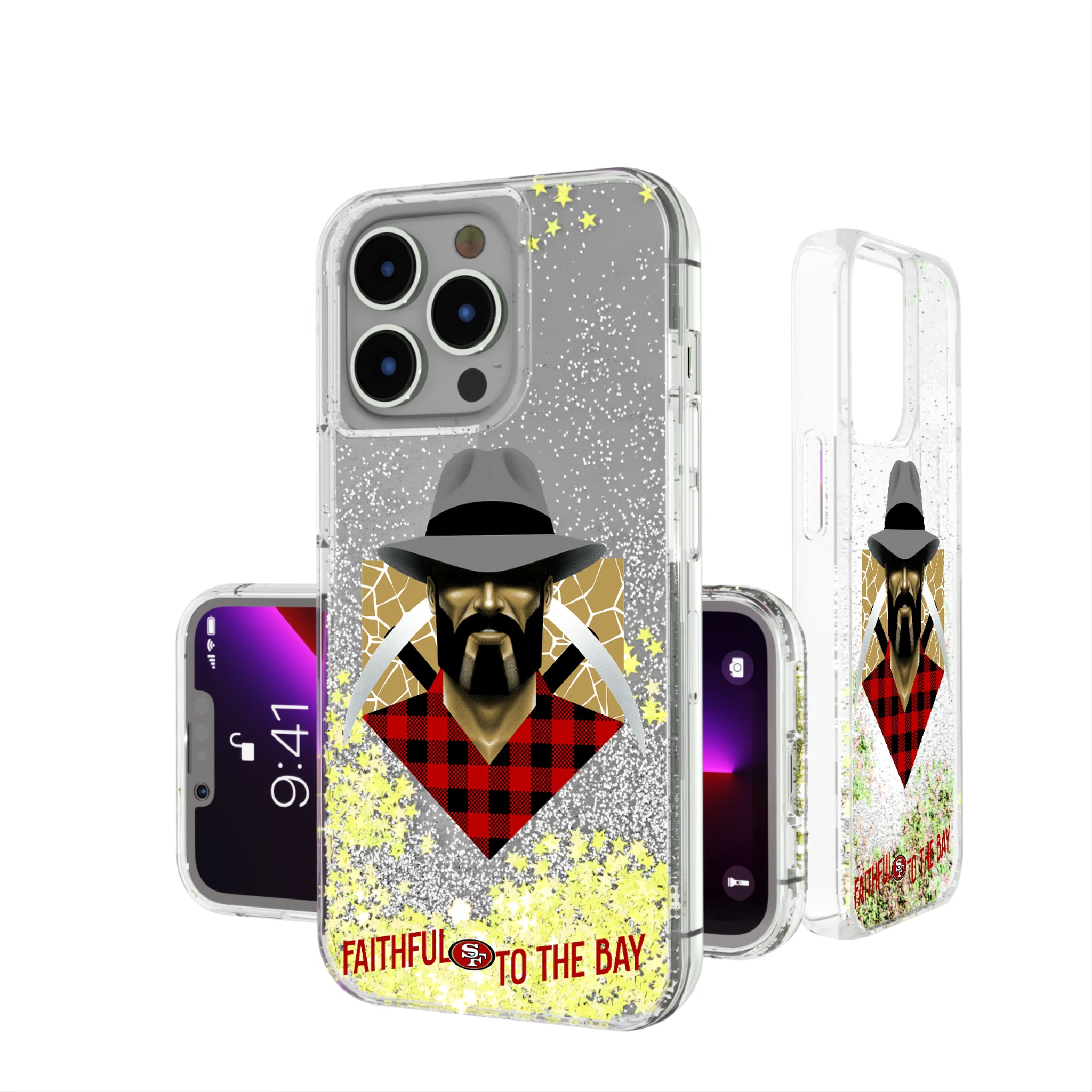 San Francisco 49ers Deco iPhone Glitter Phone Case for Apple iPhone