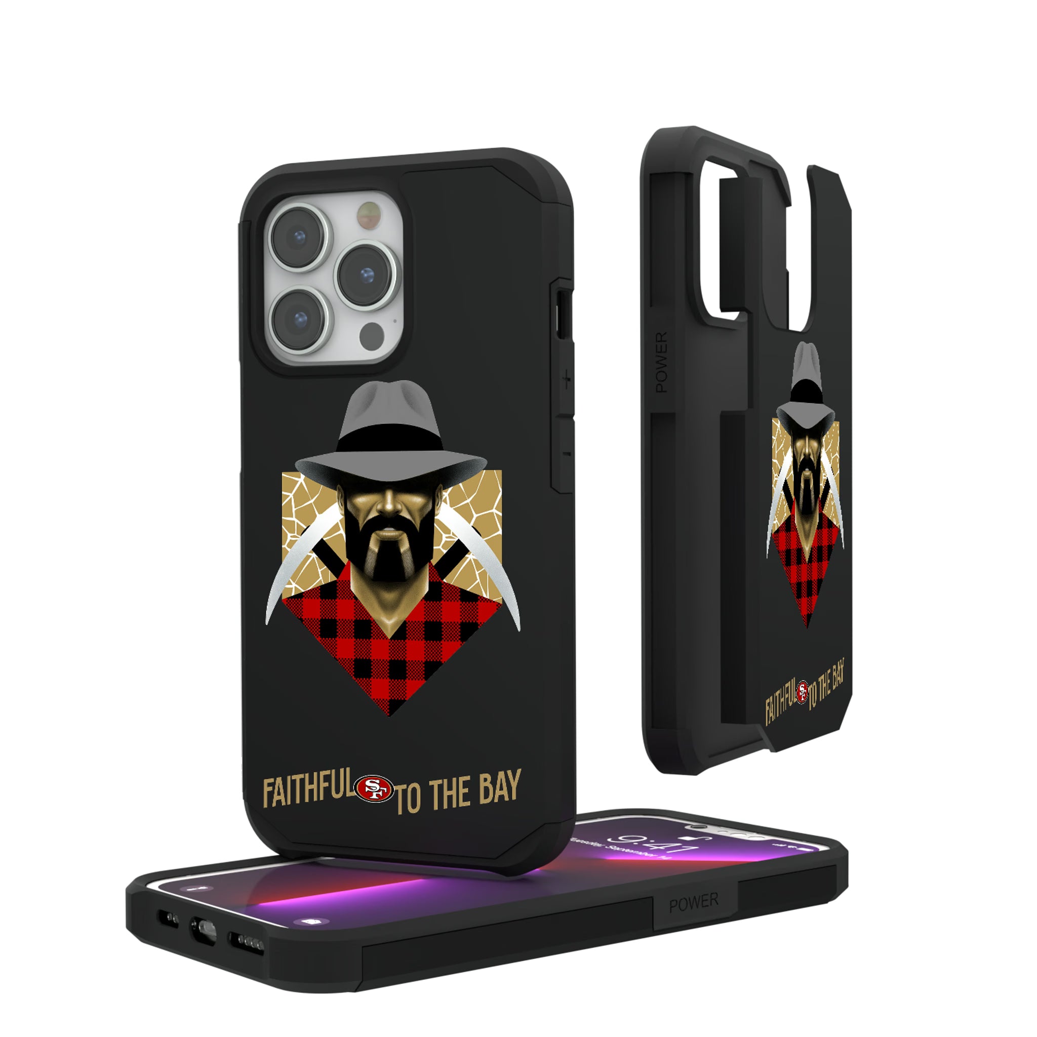 San Francisco 49ers Deco iPhone Rugged Phone Case for Apple iPhone#Device_iPhone 13 Pro