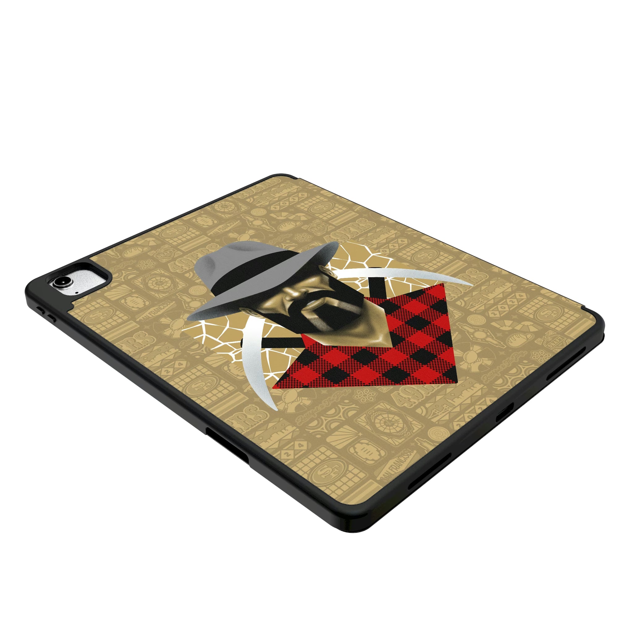 San Francisco 49ers Deco iPad Tablet Case for Apple iPad - Isometric View