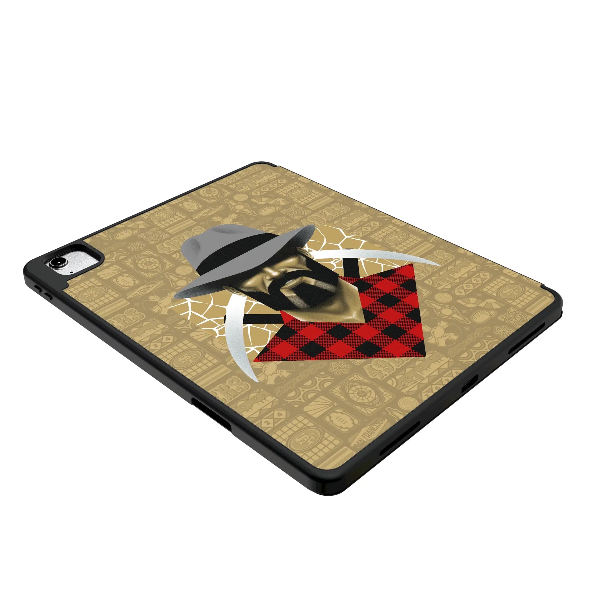 San Francisco 49ers Deco iPad Tablet Case for Apple iPad - Isometric View