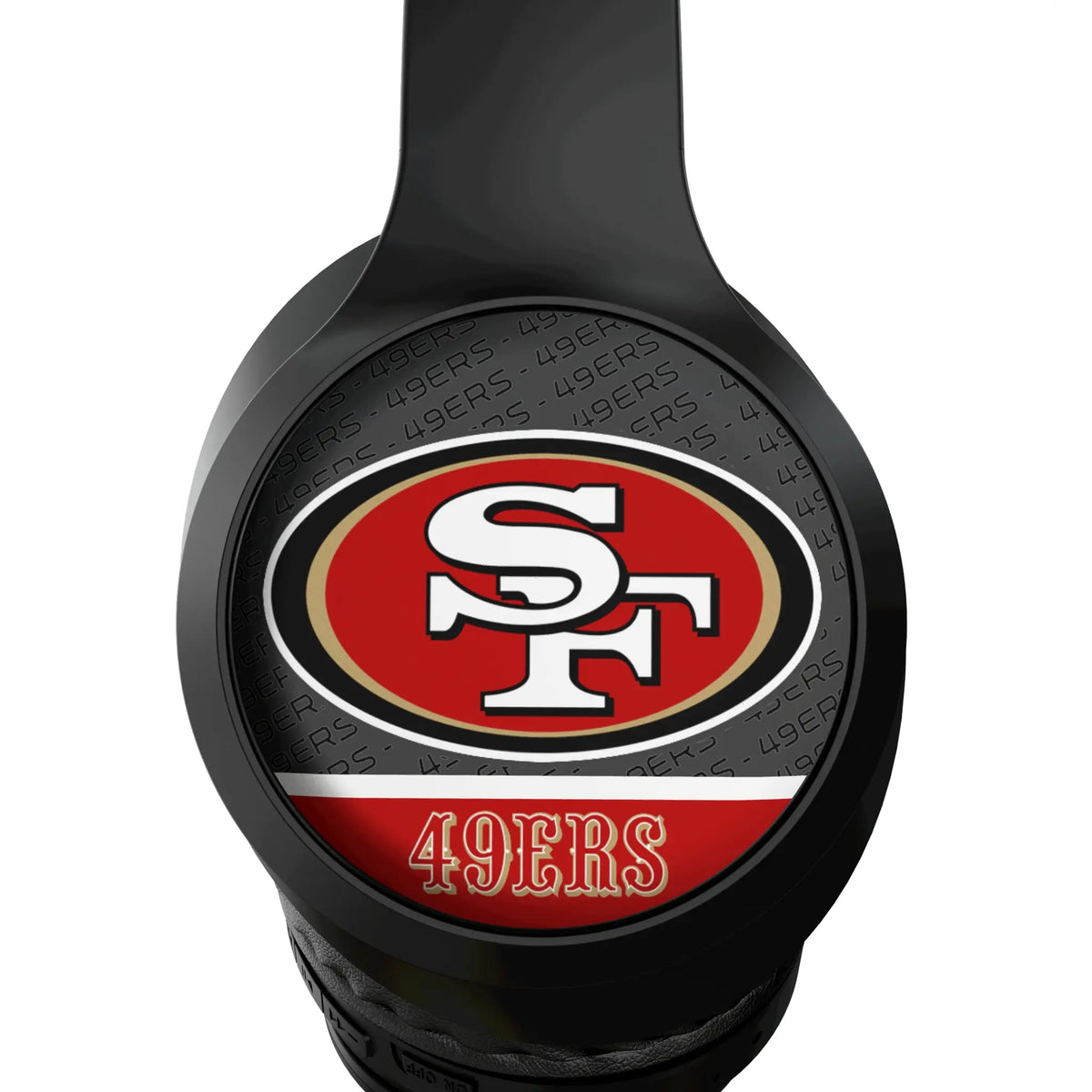 San Francisco 49ers Endzone Plus Wireless Over-Ear Headphones With Case - Detail