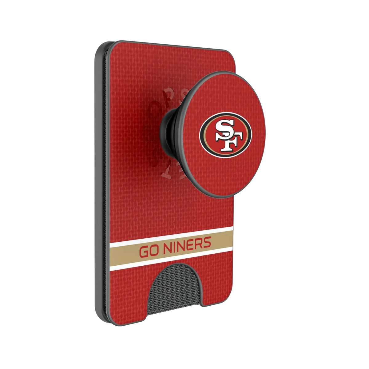 San Francisco 49ers Endzone Solid Popsockets Wallet Magnetic