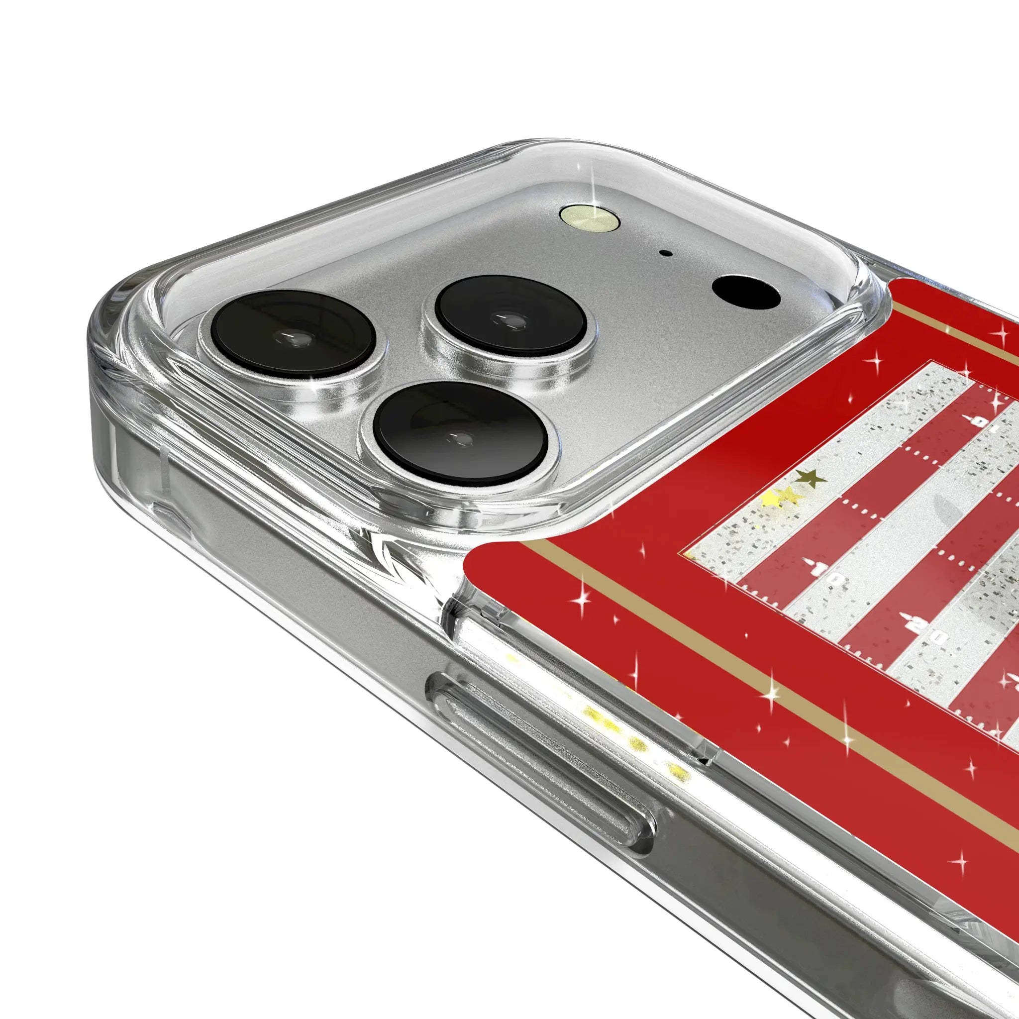 San Francisco 49ers Field iPhone Glitter Phone Case for Apple iPhone - Detail