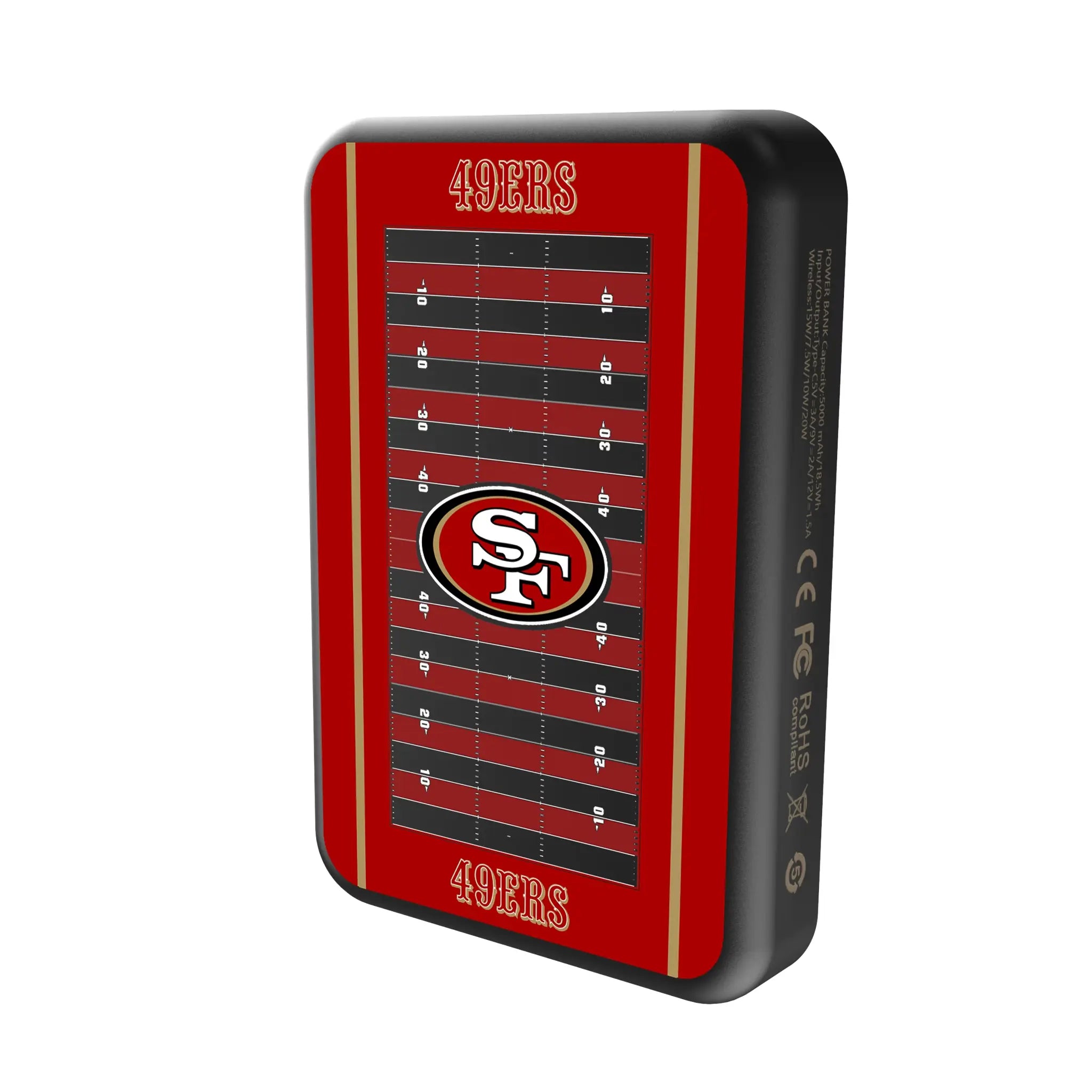 San Francisco 49ers Field Wireless Mag Power Bank