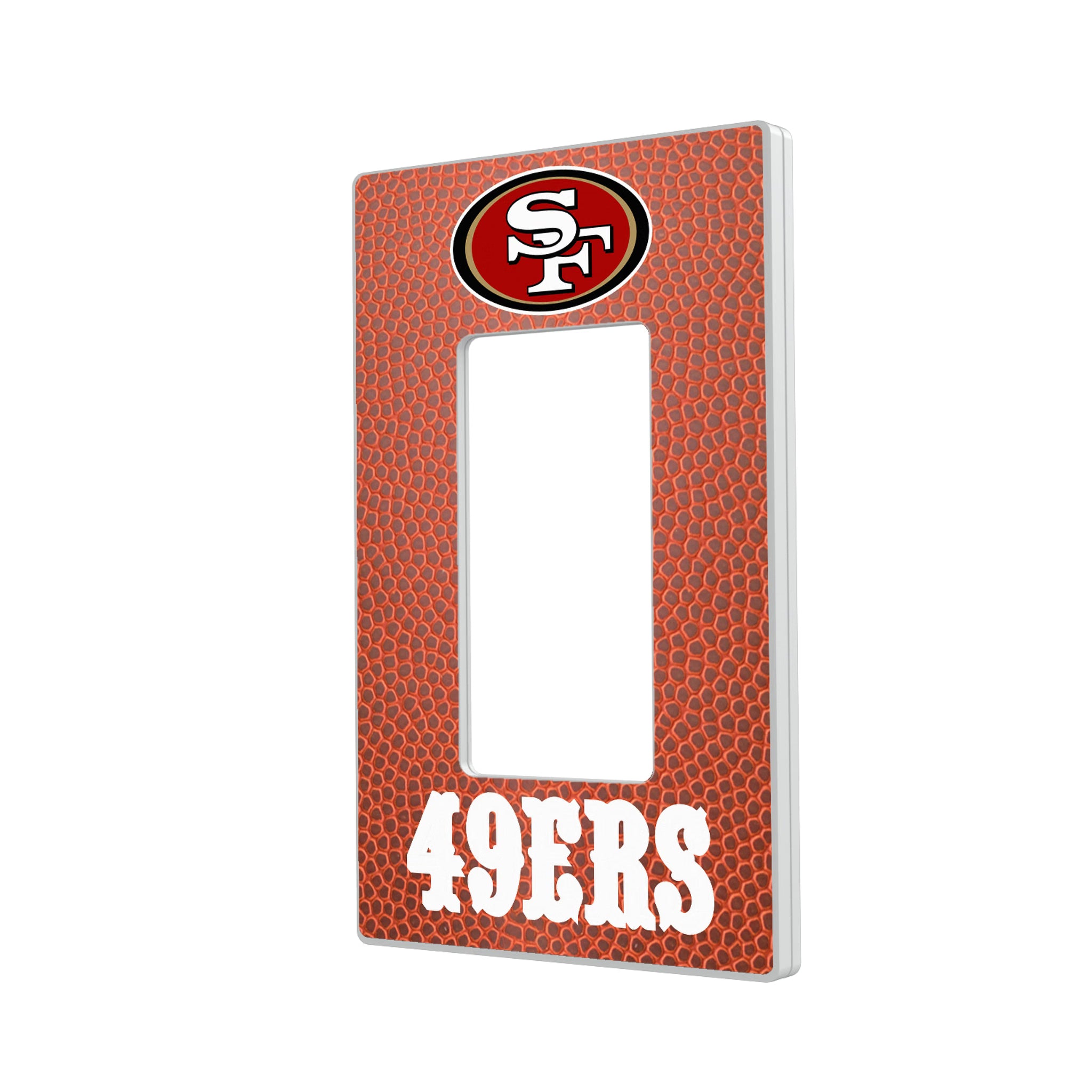 San Francisco 49ers Football Hidden-Screw Light Switch Plate#Style_Single Rocker