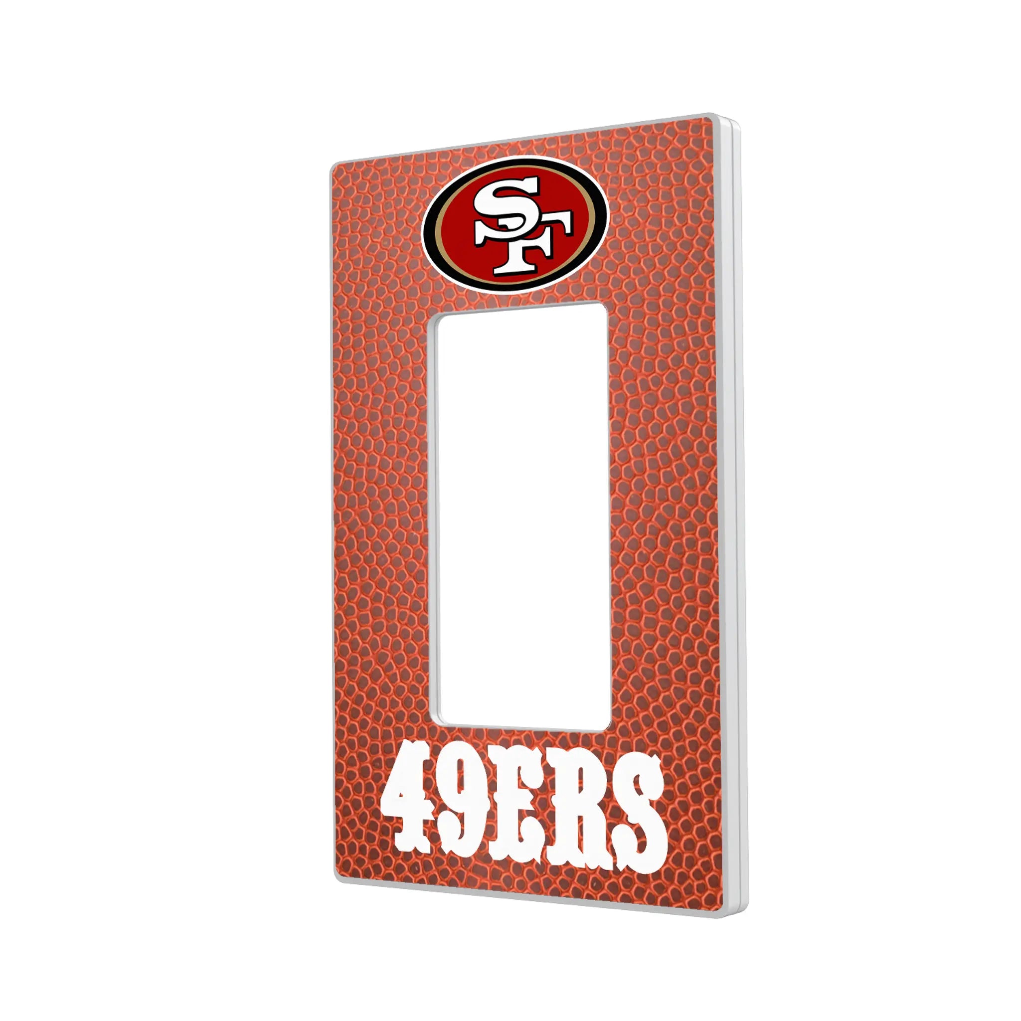 San Francisco 49ers Football Hidden-Screw Light Switch Plate#Style_Single Rocker