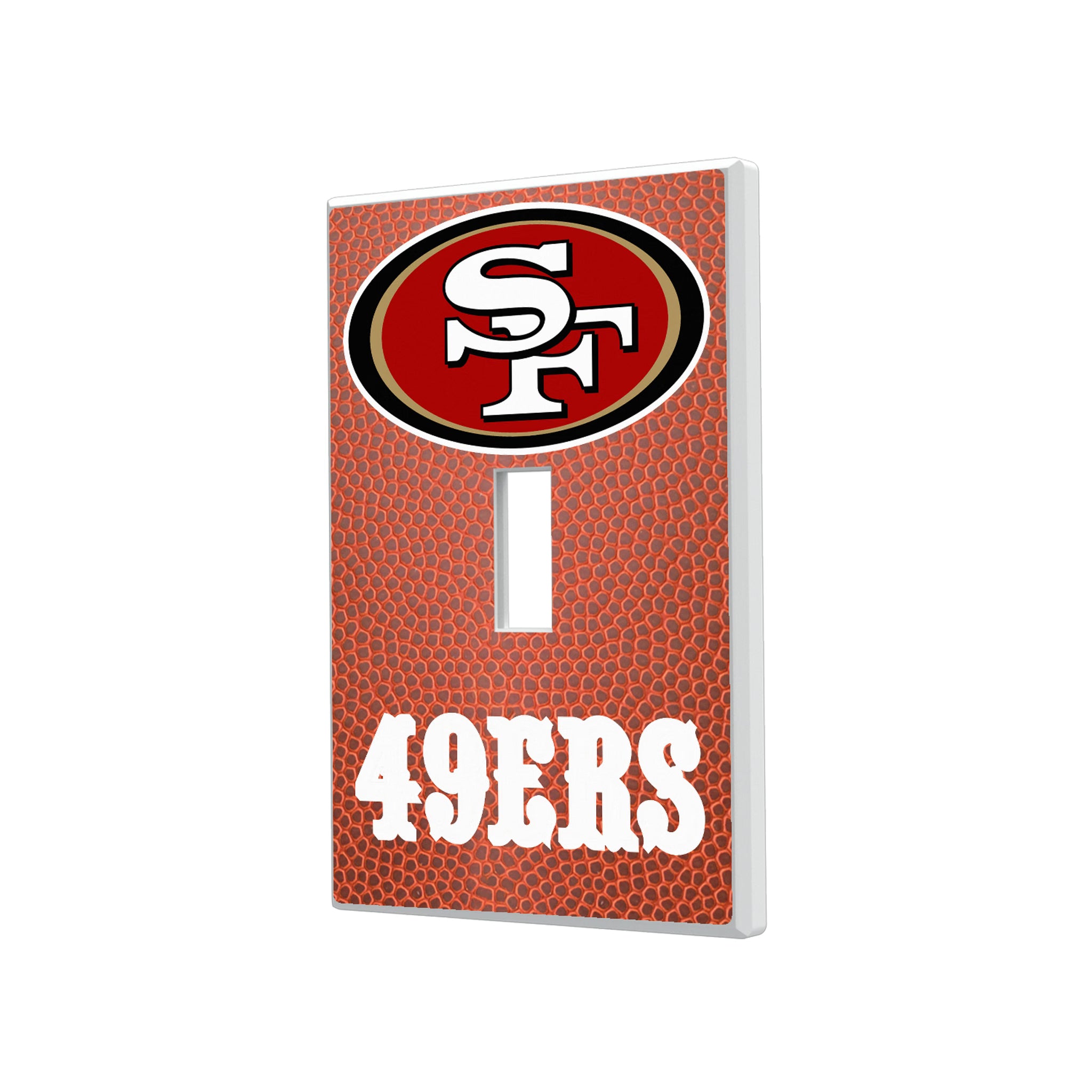 San Francisco 49ers Football Hidden-Screw Light Switch Plate#Style_Single Toggle