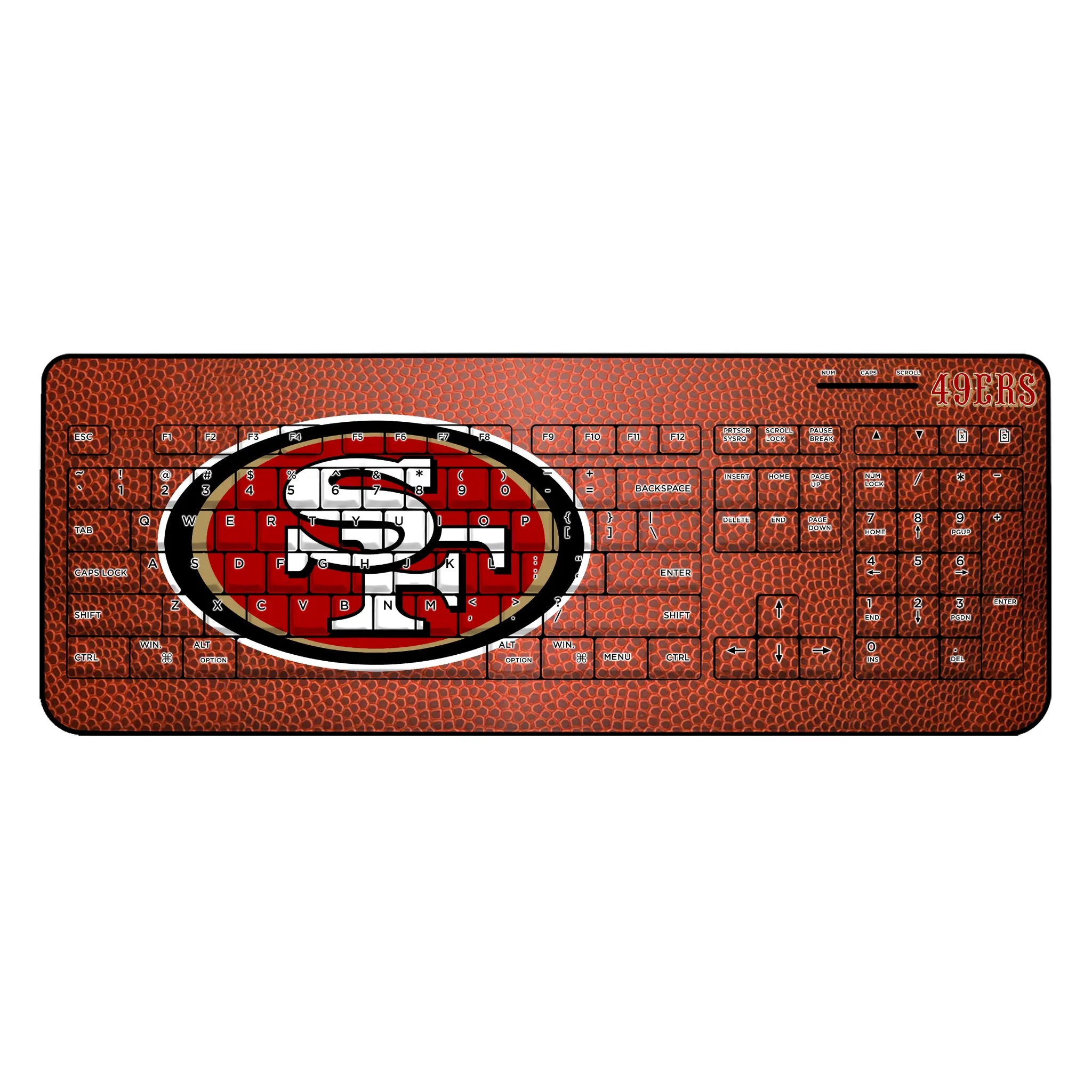 San Francisco 49ers Football Wireless USB Keyboard