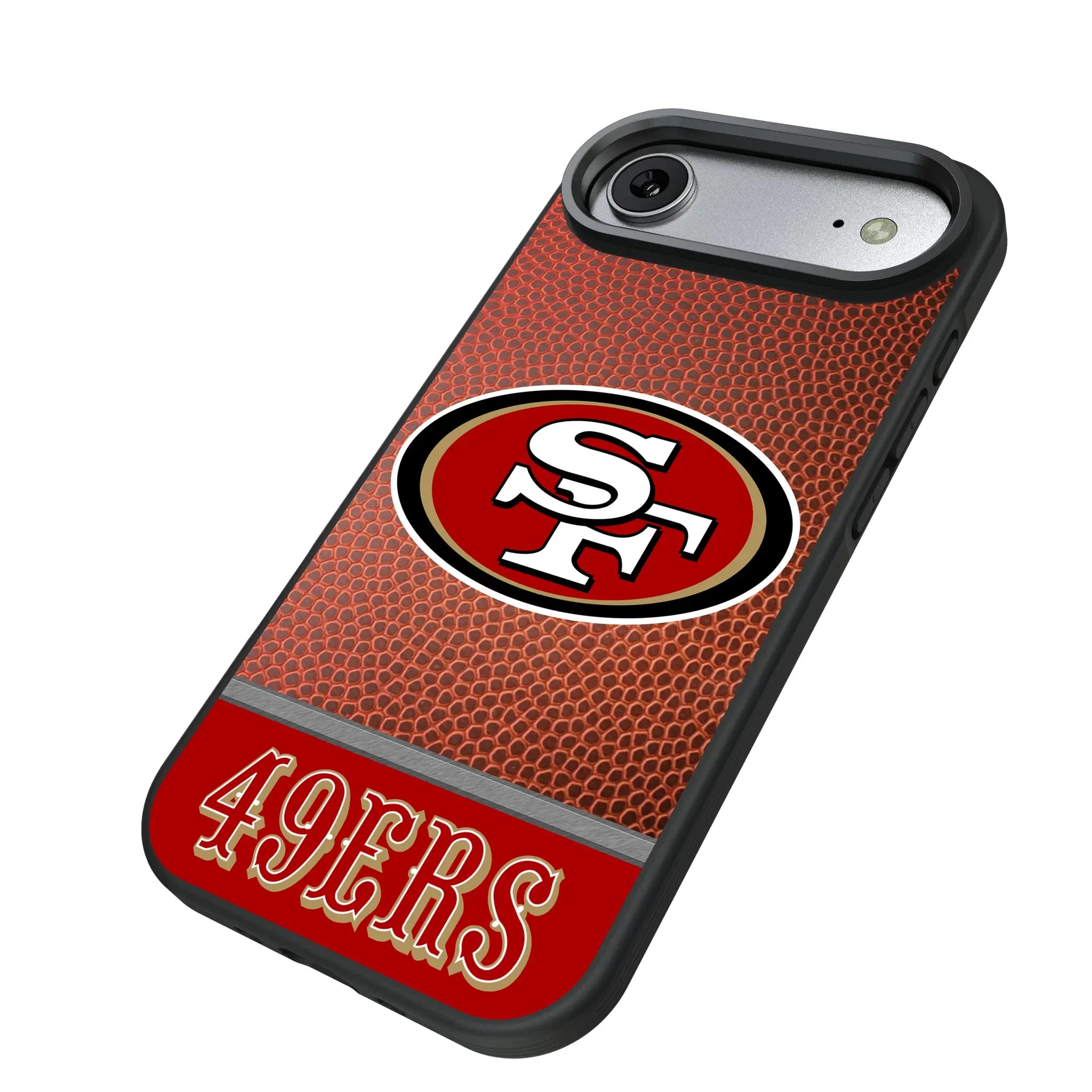 San Francisco 49ers Football Wordmark iPhone Bump Phone Case for Apple iPhone - Isometric View#Device_iPhone Air