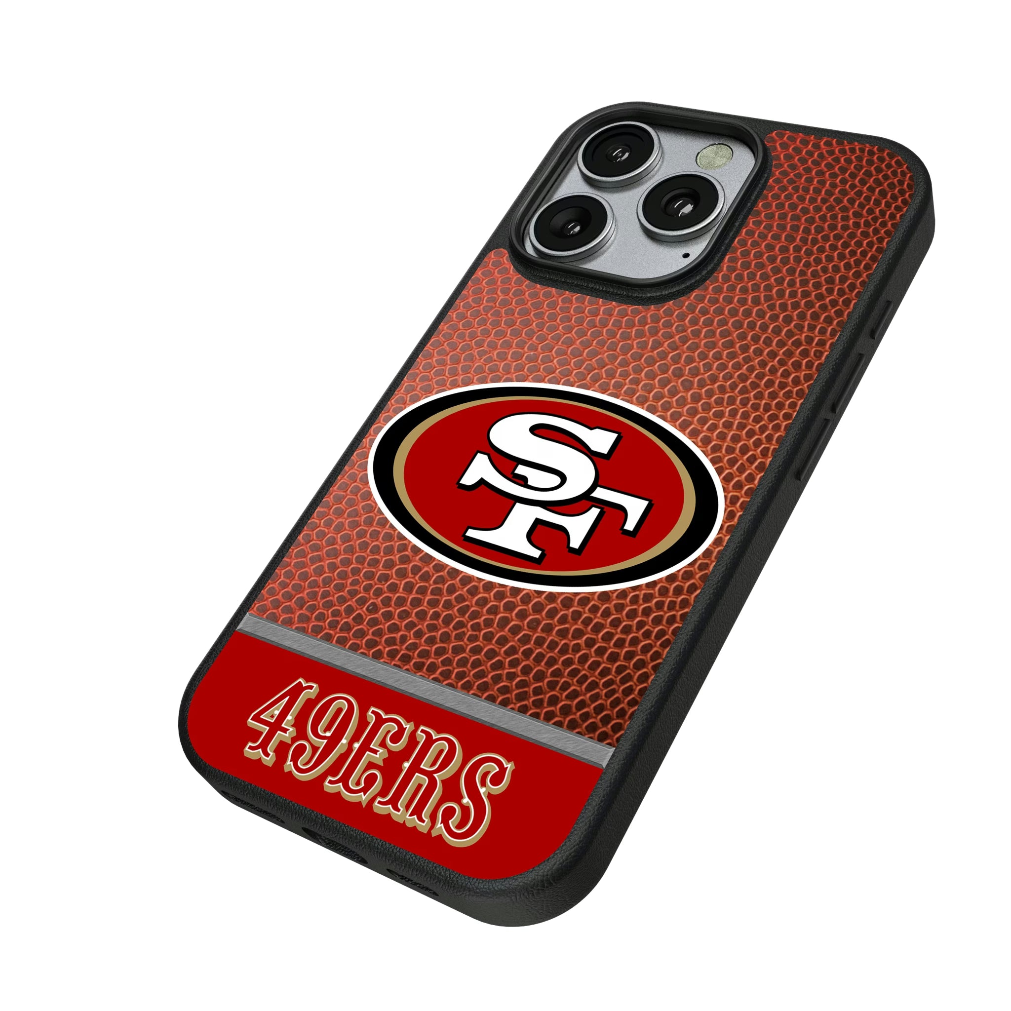 San Francisco 49ers Football Wordmark iPhone MagSafe Compatible Phone Case for Apple iPhone - Isometric View