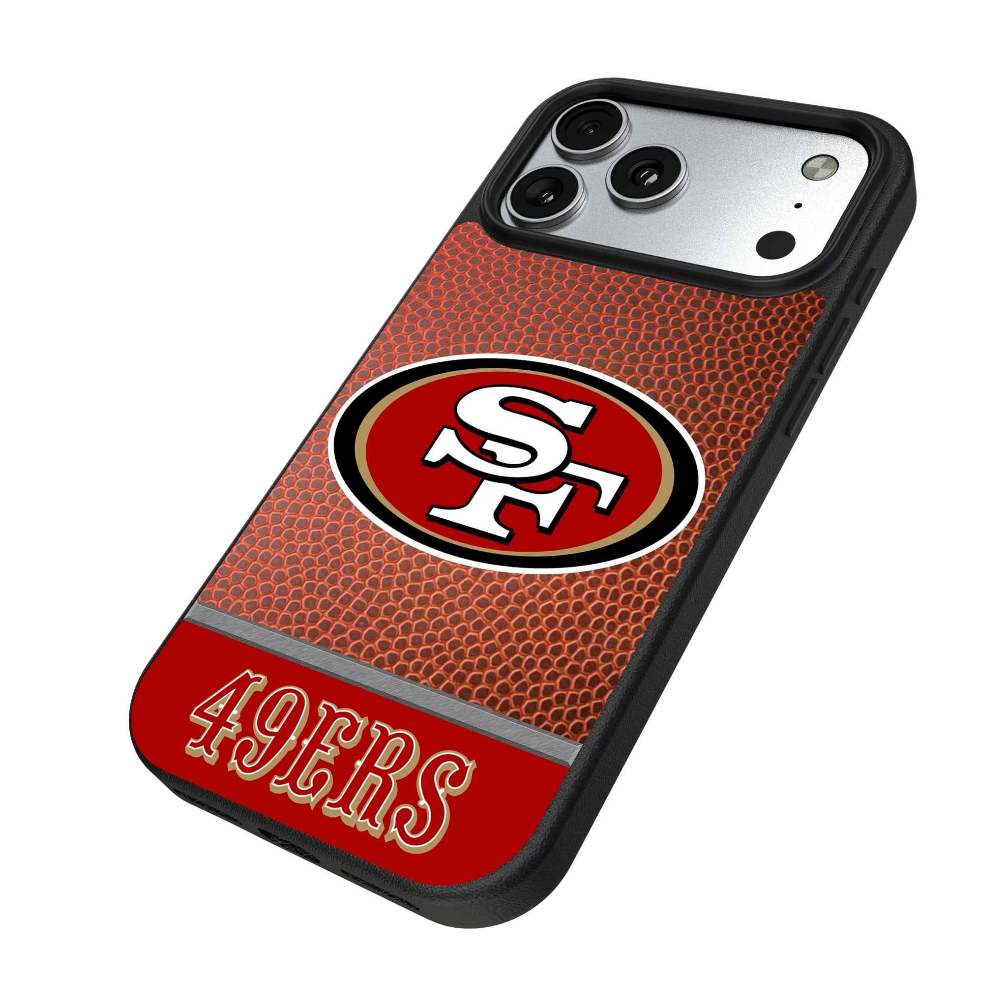 San Francisco 49ers Football Wordmark iPhone MagSafe Compatible Phone Case for Apple iPhone - Isometric View#Device_iPhone 17 Pro Max