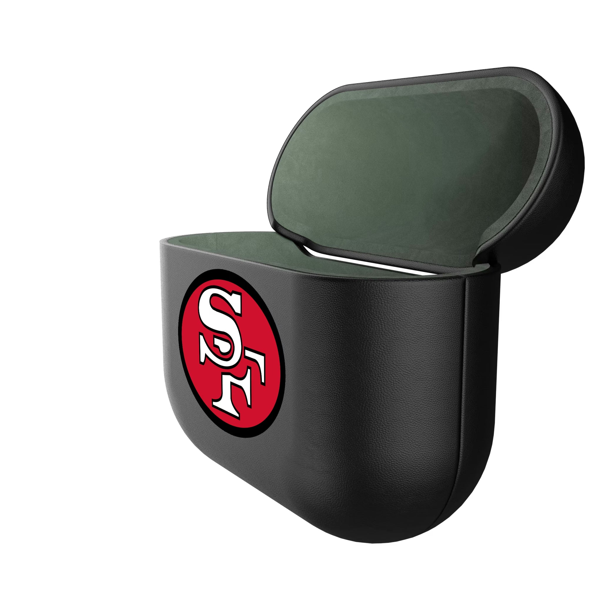 San Francisco 49ers Historic Collection Insignia AirPods AirPod Case Cover - Isometric View#Device_AirPods 3rd Gen