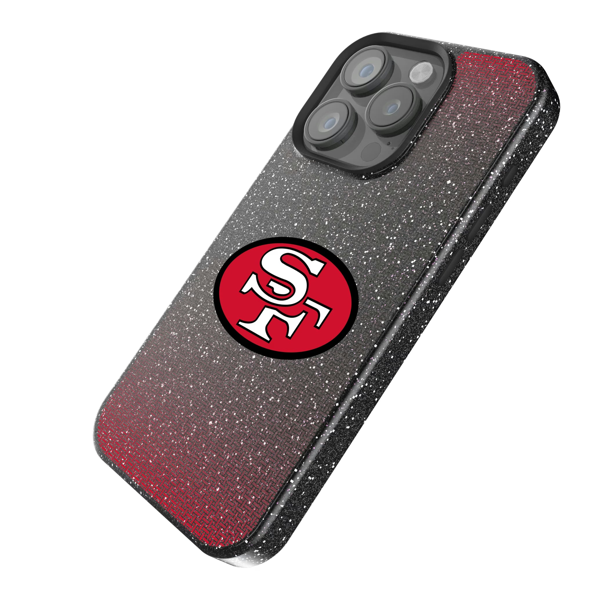 San Francisco 49ers Historic Collection Linen iPhone Bling Phone Case for Apple iPhone - Isometric View