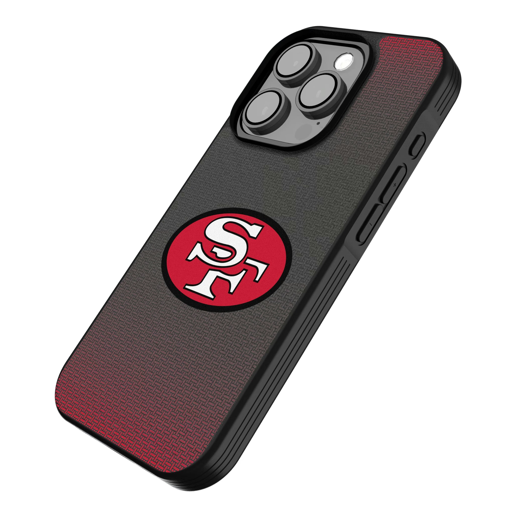 San Francisco 49ers Historic Collection Linen iPhone Bump Phone Case for Apple iPhone - Isometric View