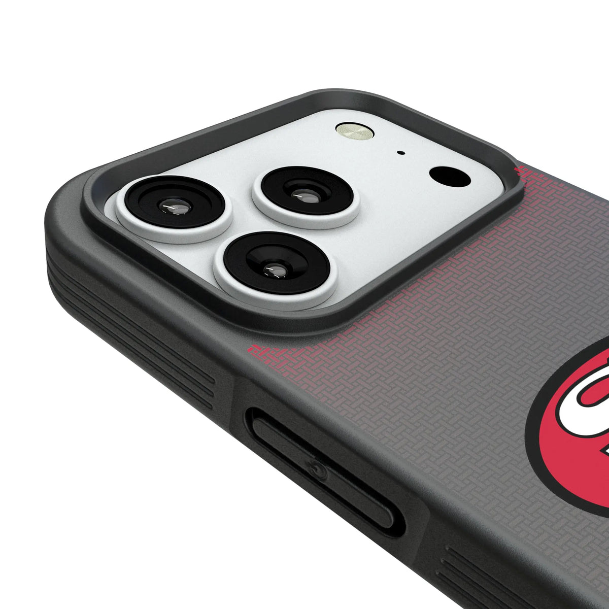 San Francisco 49ers Historic Collection Linen iPhone Bump Phone Case for Apple iPhone - Detail#Device_iPhone 18 Pro