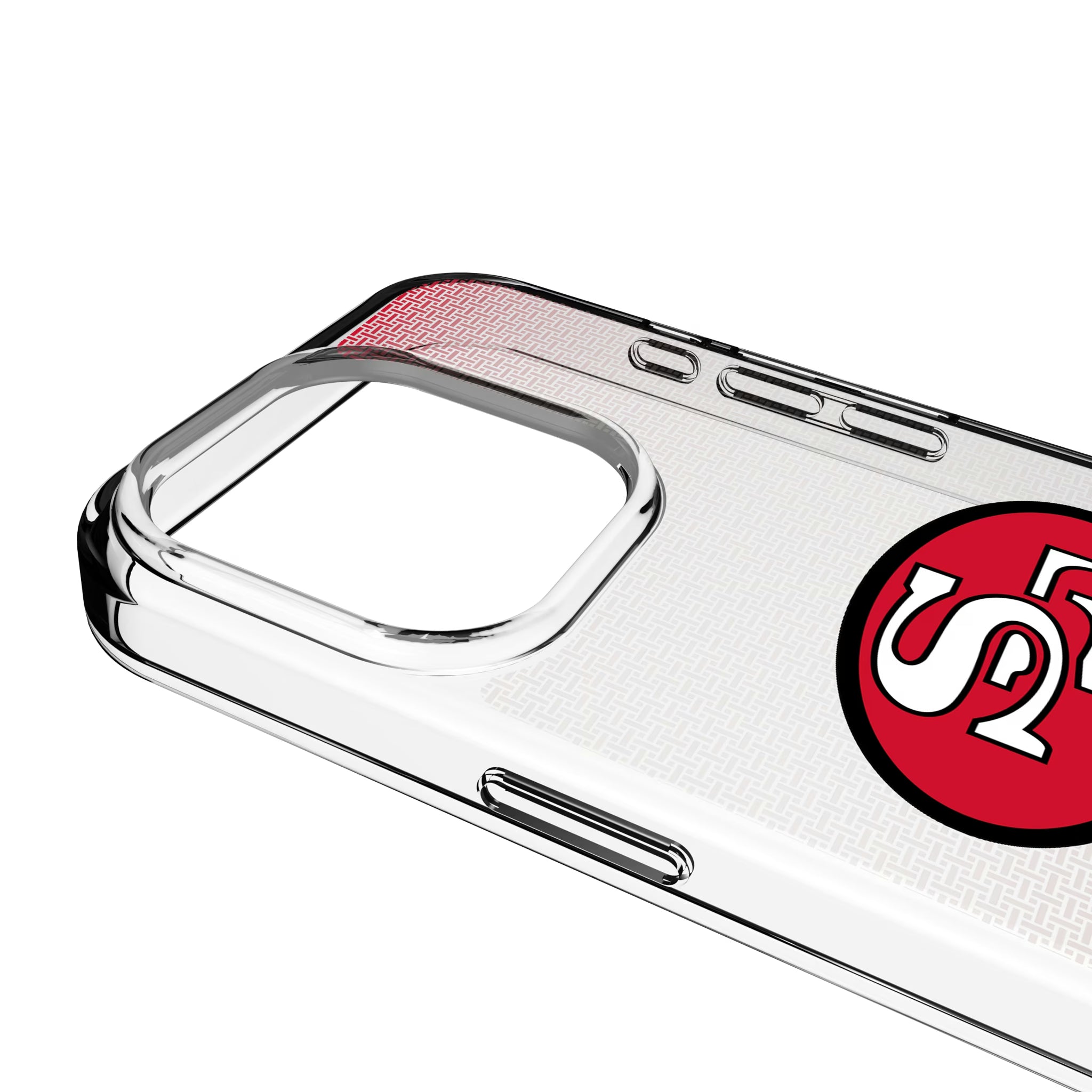 San Francisco 49ers Historic Collection Linen iPhone Clear Phone Case for Apple iPhone - Detail
