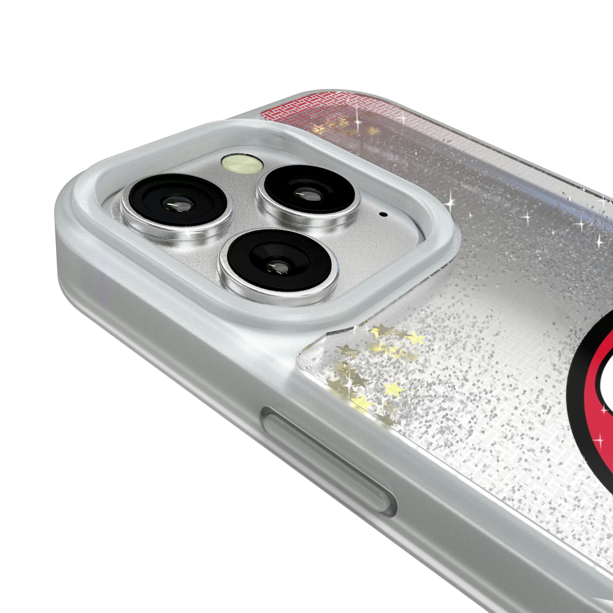 San Francisco 49ers Historic Collection Linen iPhone Glitter Phone Case for Apple iPhone - Detail#Device_iPhone 16 Pro