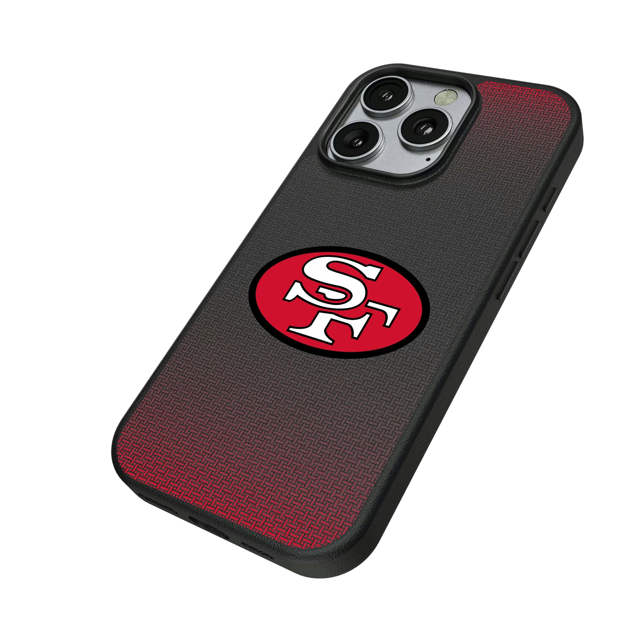 San Francisco 49ers Historic Collection Linen iPhone MagSafe Compatible Phone Case for Apple iPhone - Isometric View