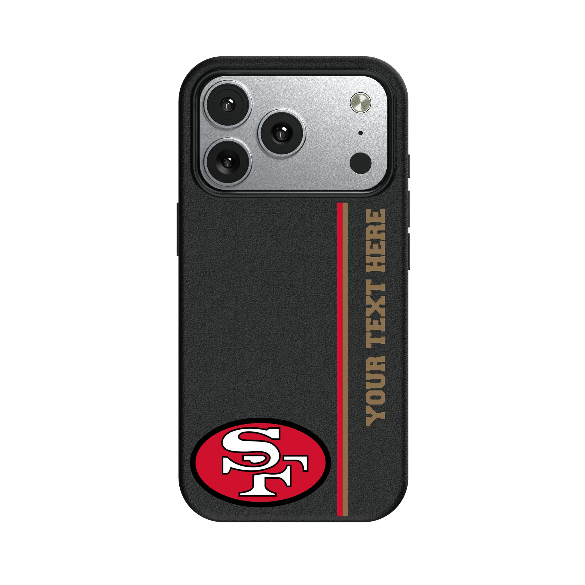 San Francisco 49ers Historic Collection Personalized Sidebard iPhone MagSafe Compatible Phone Case for Apple iPhone#Device_iPhone 17 Pro