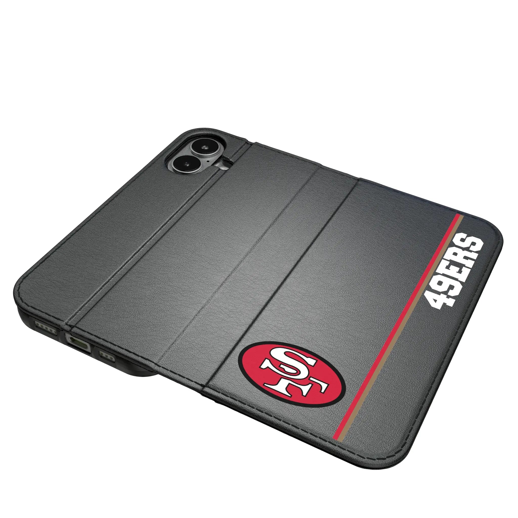 San Francisco 49ers Historic Collection Sidebar iPhone Folio Phone Case for Apple iPhone#Device_iPhone 17