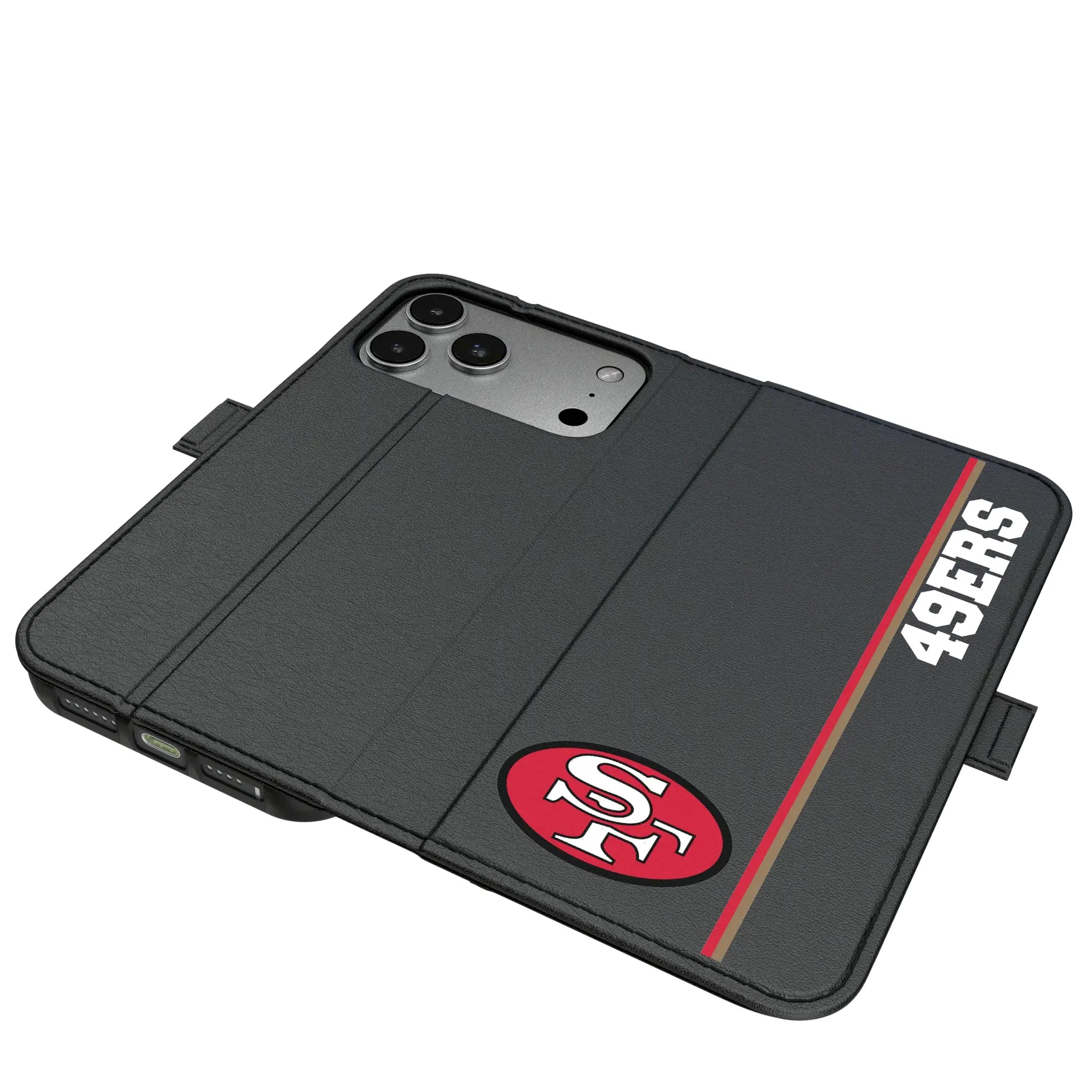San Francisco 49ers Historic Collection Sidebar iPhone Folio Phone Case for Apple iPhone#Device_iPhone 17 Pro Max
