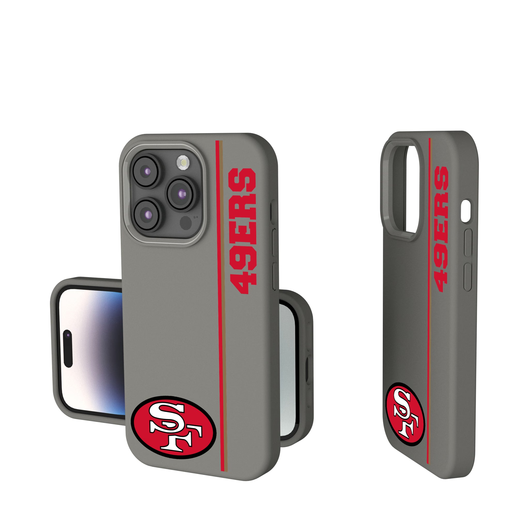 San Francisco 49ers Historic Collection Sidebar iPhone Soft Touch Phone Case for Apple iPhone