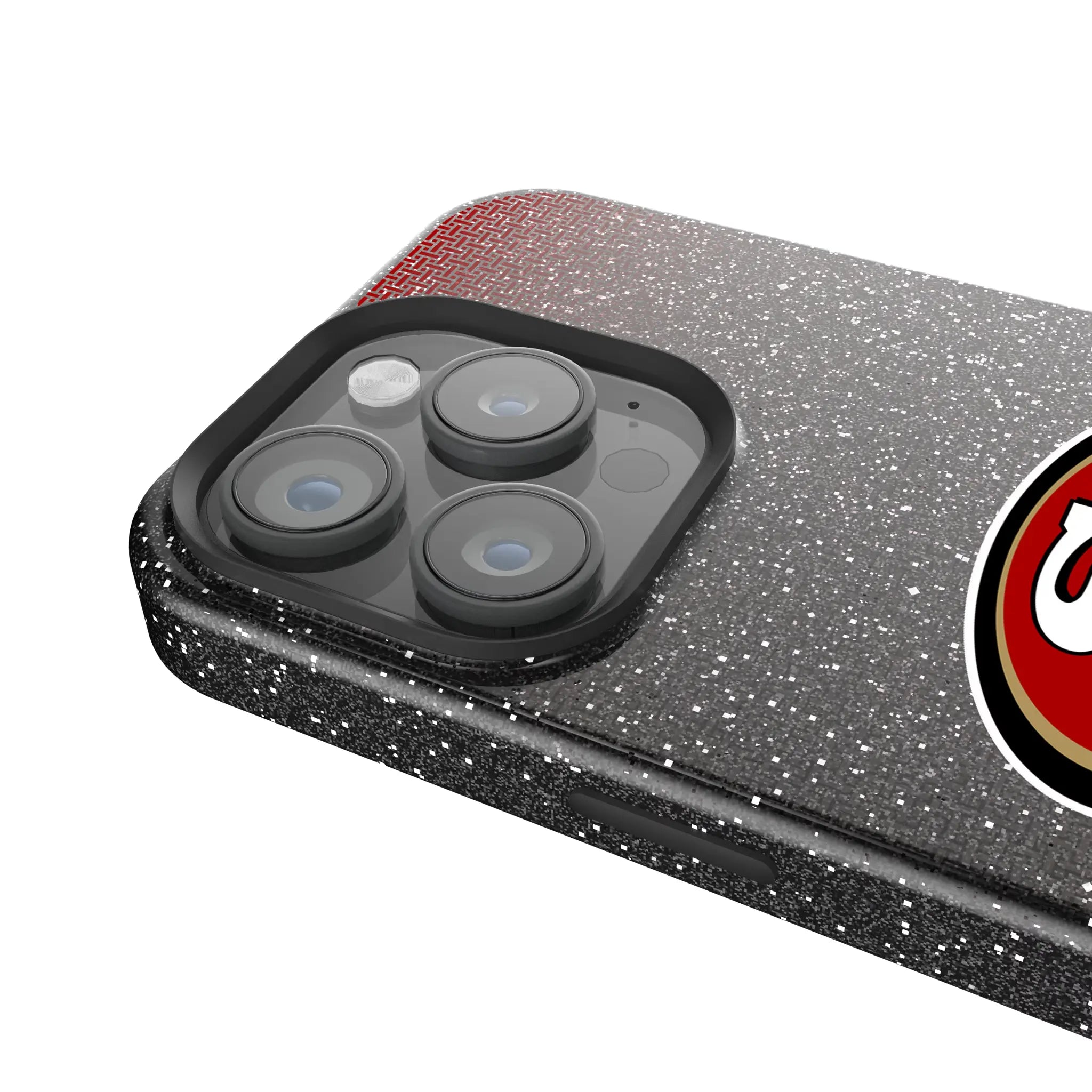 San Francisco 49ers Linen iPhone Bling Phone Case for Apple iPhone - Detail
