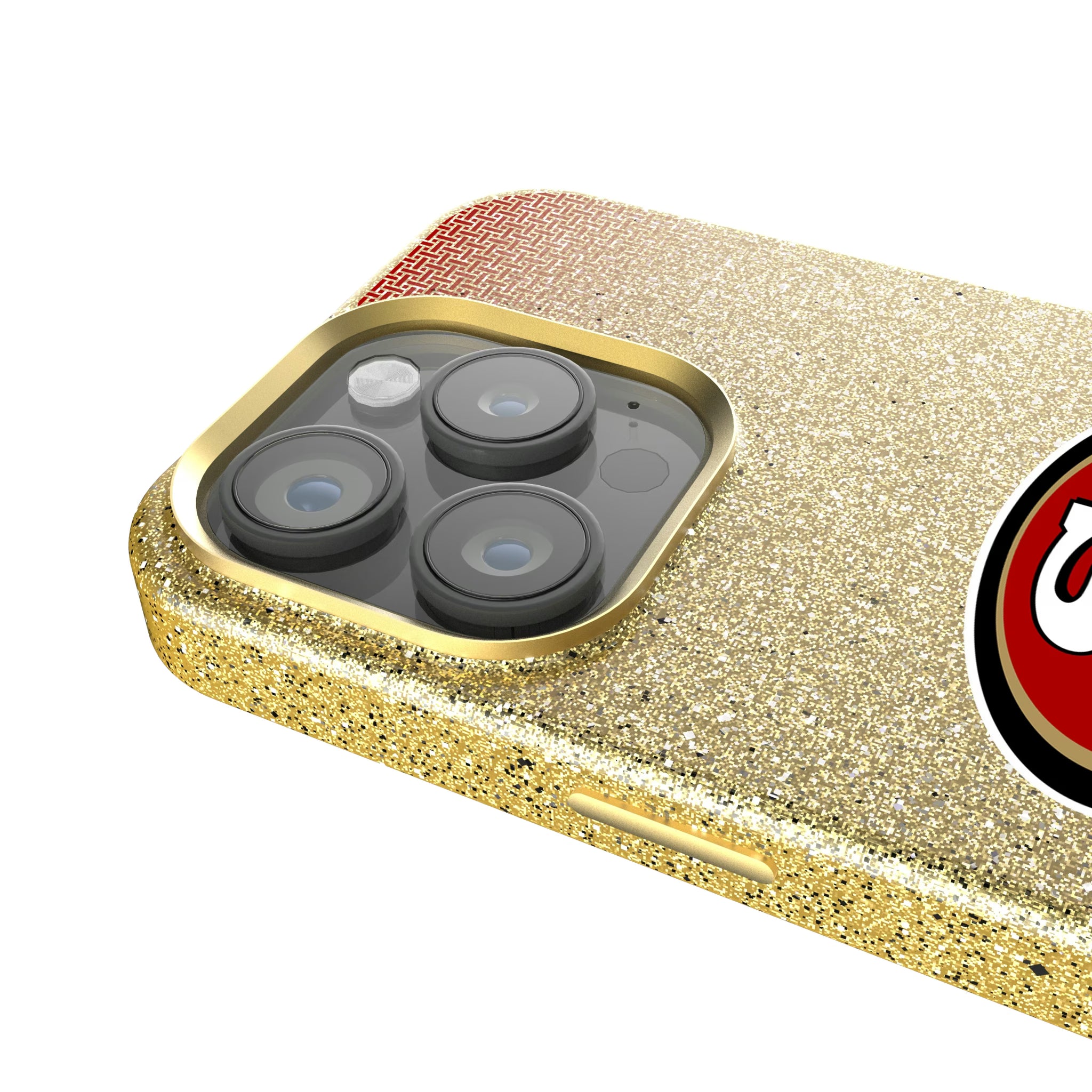San Francisco 49ers Linen iPhone Bling Phone Case for Apple iPhone - Detail