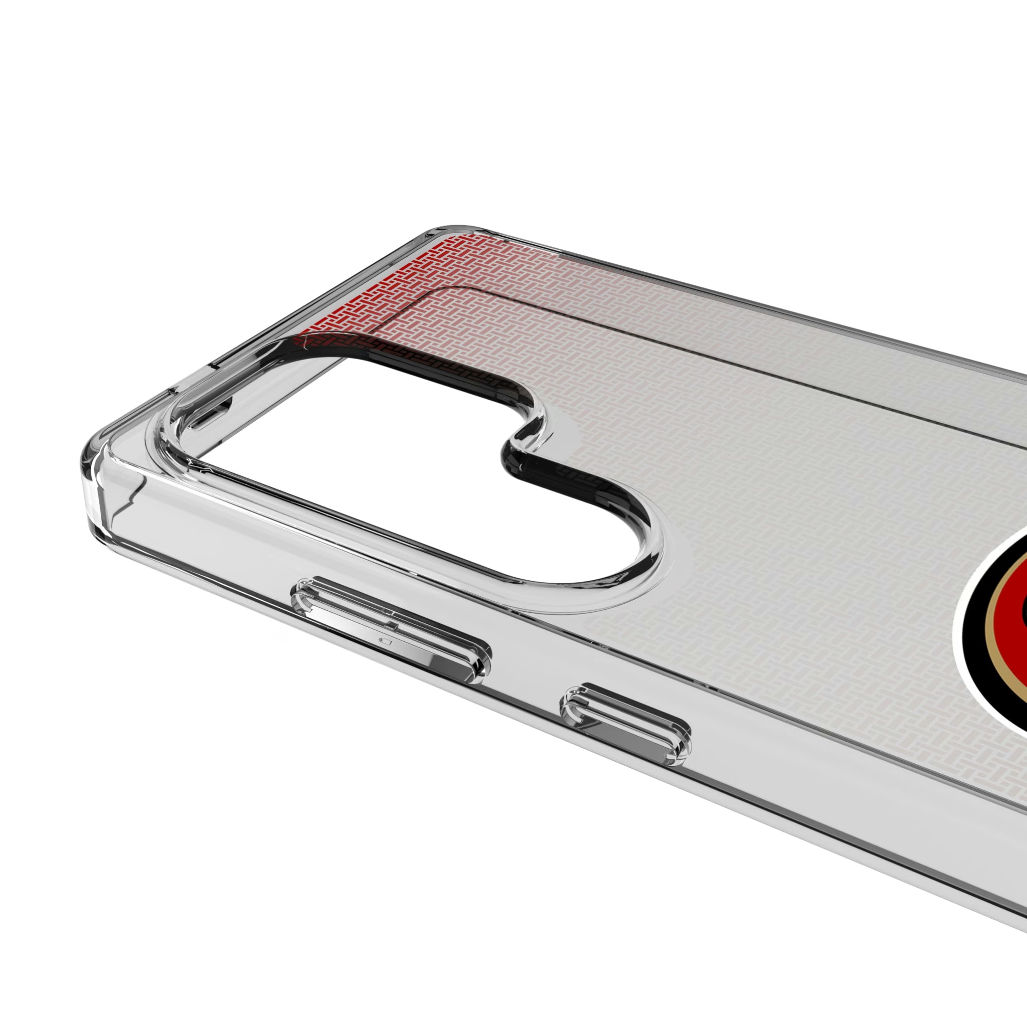 San Francisco 49ers Linen Galaxy Clear Phone Case for Samsung Galaxy - Detail
