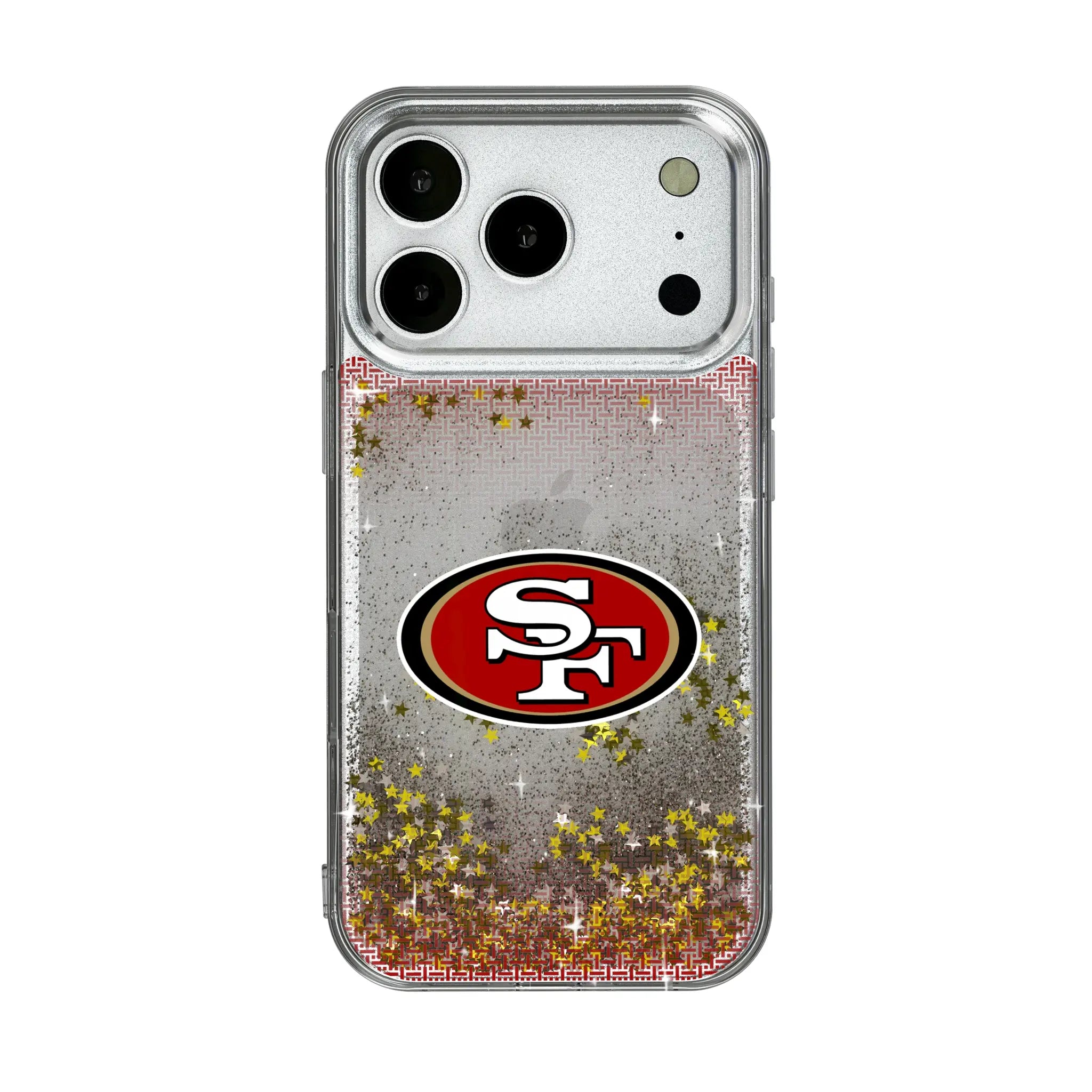 San Francisco 49ers Linen iPhone Glitter Phone Case for Apple iPhone