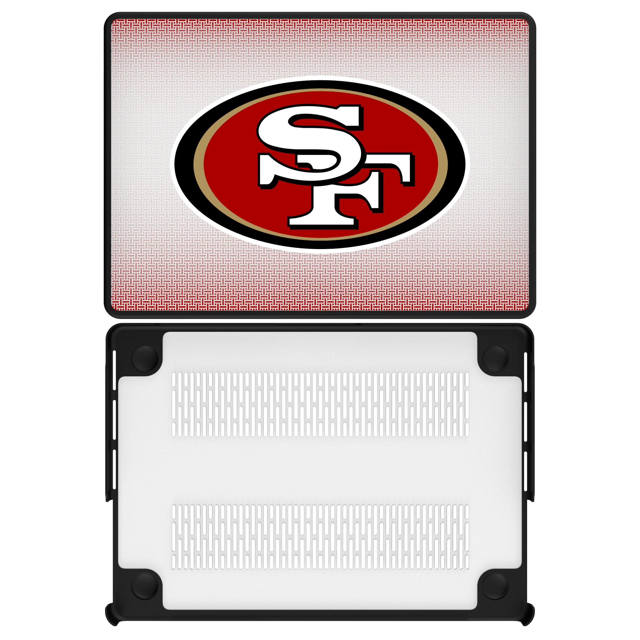 San Francisco 49ers Linen MacBook Laptop Case for Apple MacBook#Device_MacBook Pro (14-inch, 2021) / MacBook Pro (14-inch, 2023) / MacBook Pro (14-inch, 2024)
