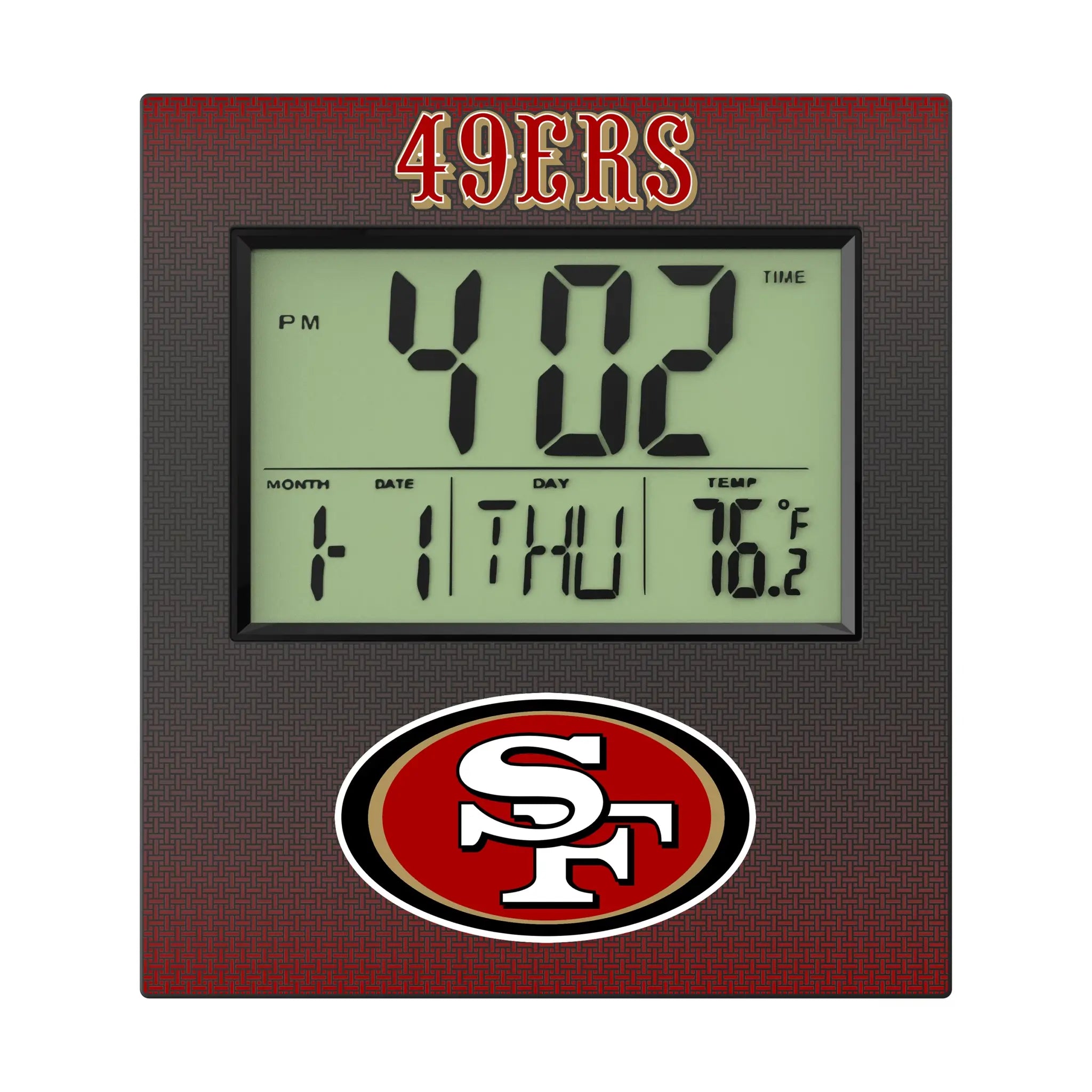 San Francisco 49ers Linen Wall Clock