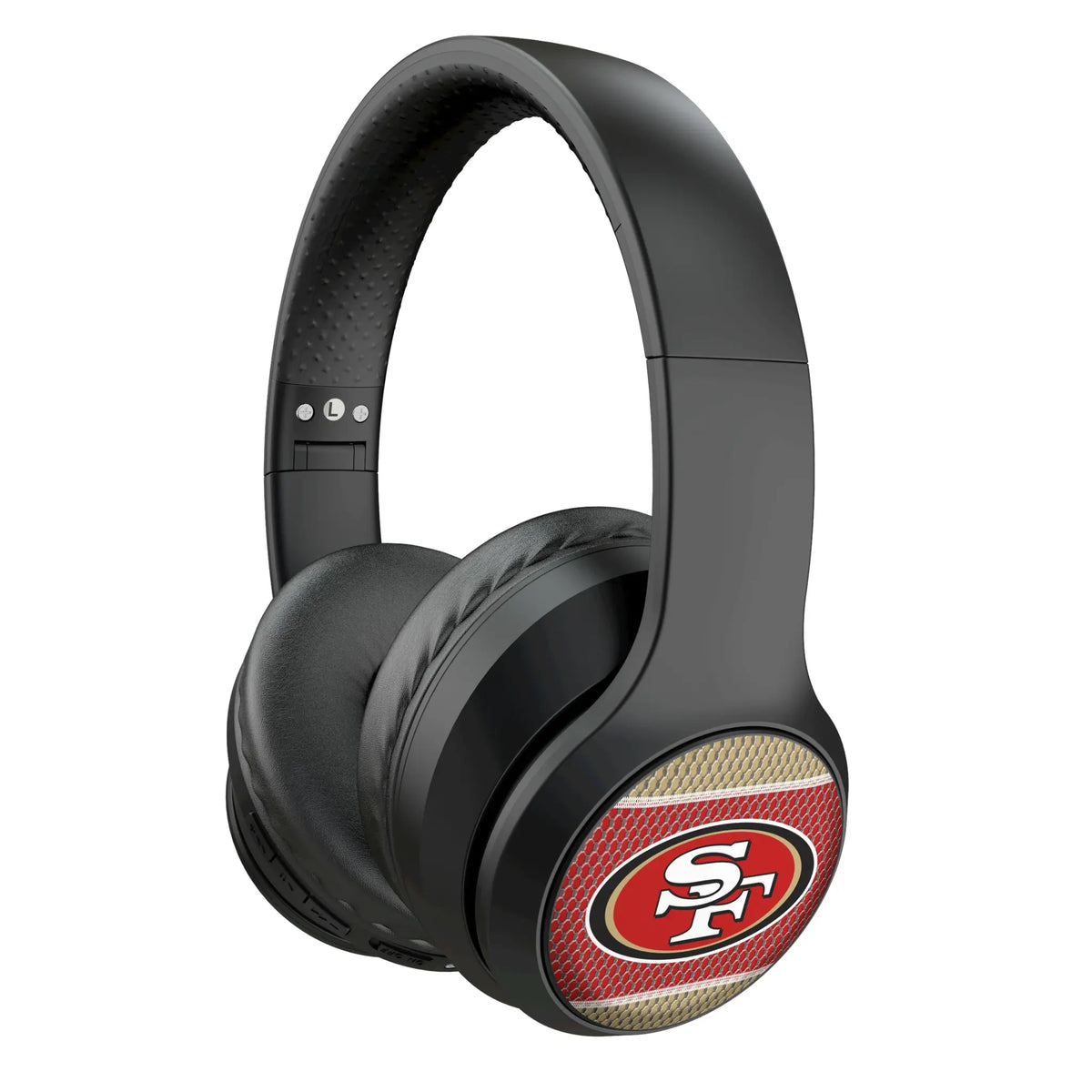 San Francisco 49ers Mesh Wireless Over-Ear Headphones With Case
