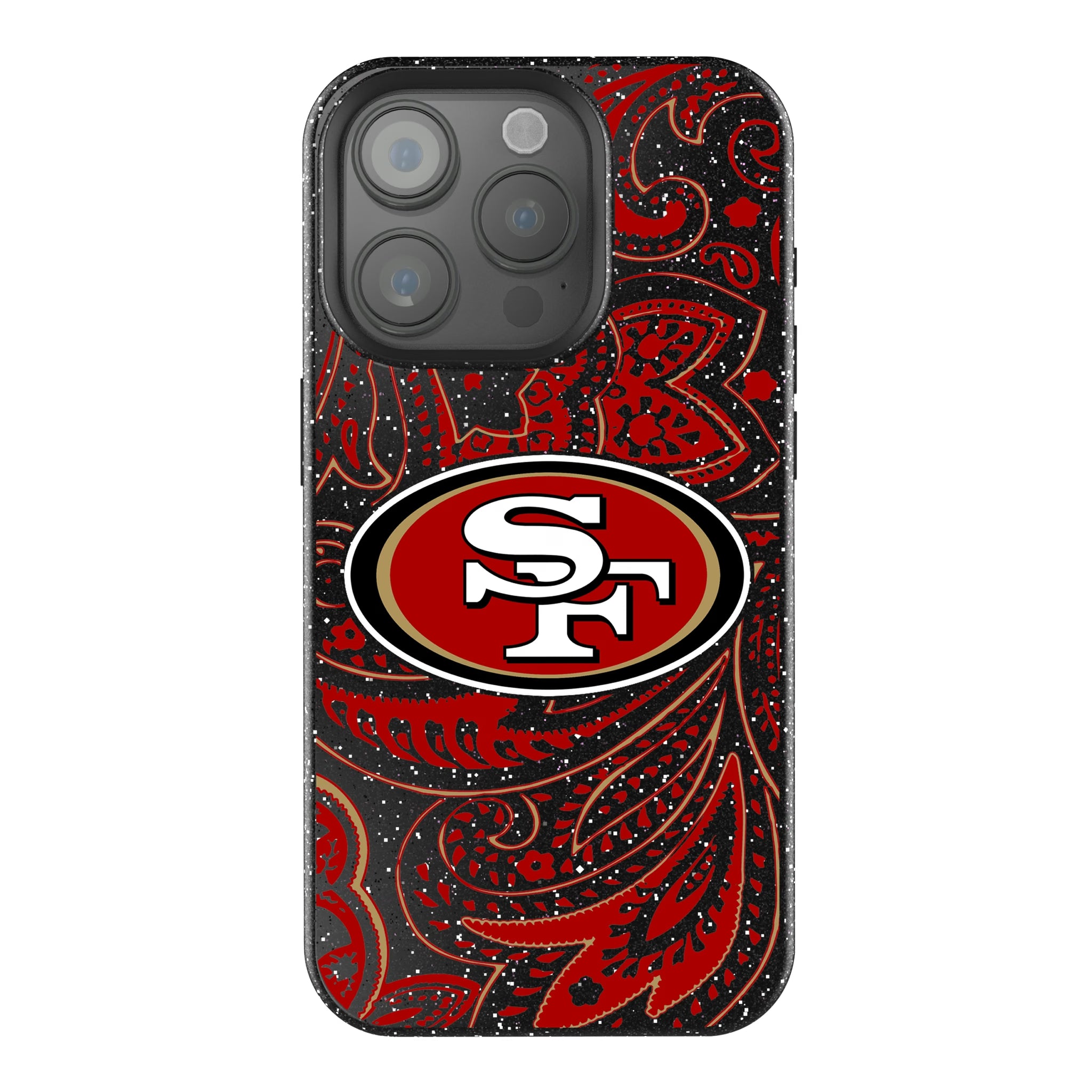 San Francisco 49ers Paisley iPhone Bling Phone Case for Apple iPhone