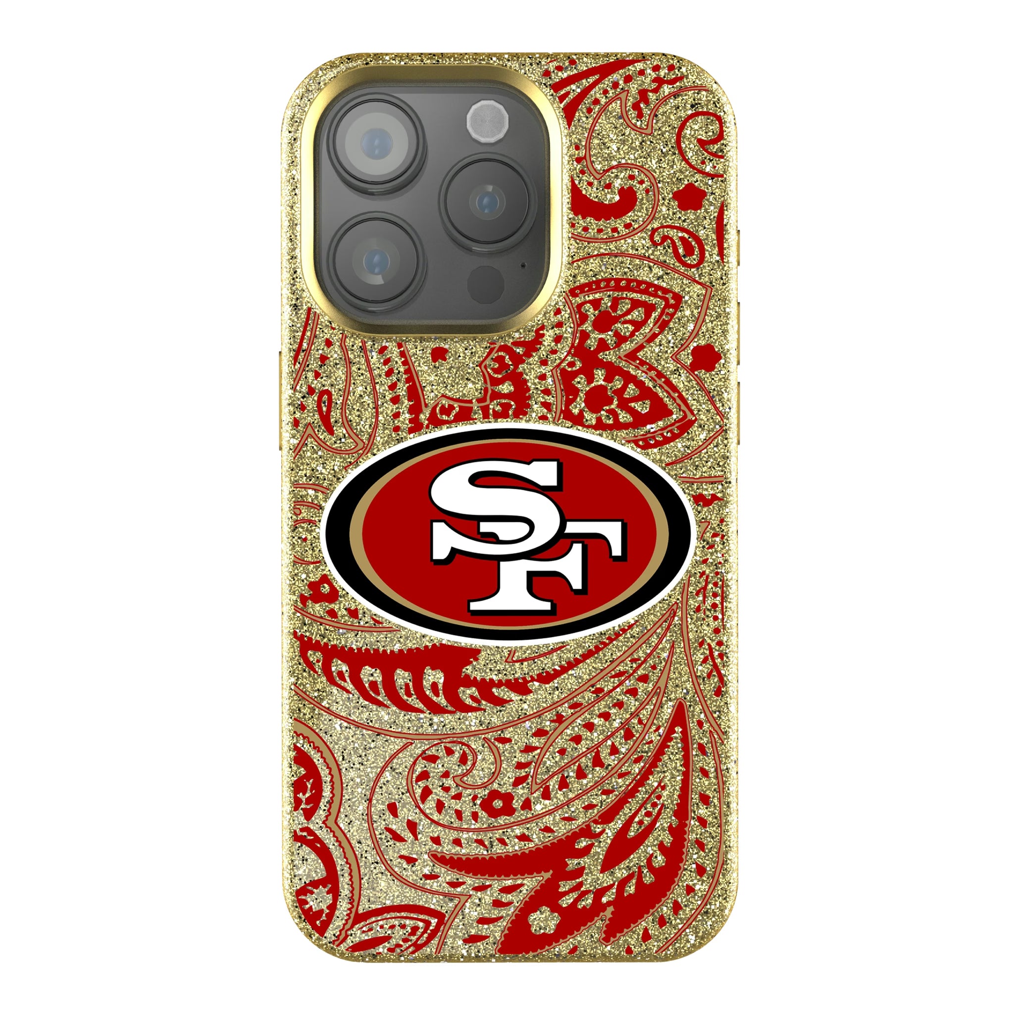 San Francisco 49ers Paisley iPhone Bling Phone Case for Apple iPhone