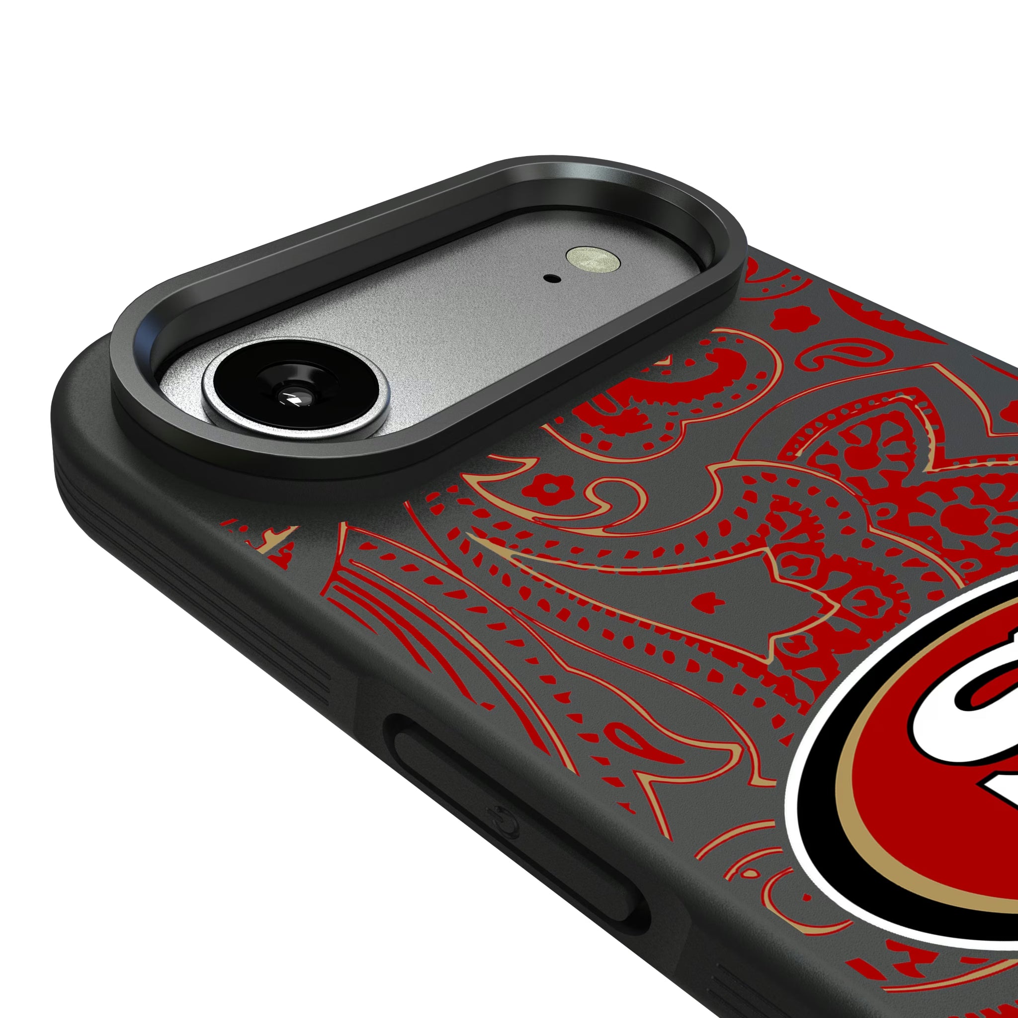 San Francisco 49ers Paisley iPhone Bump Phone Case for Apple iPhone - Detail#Device_iPhone Air