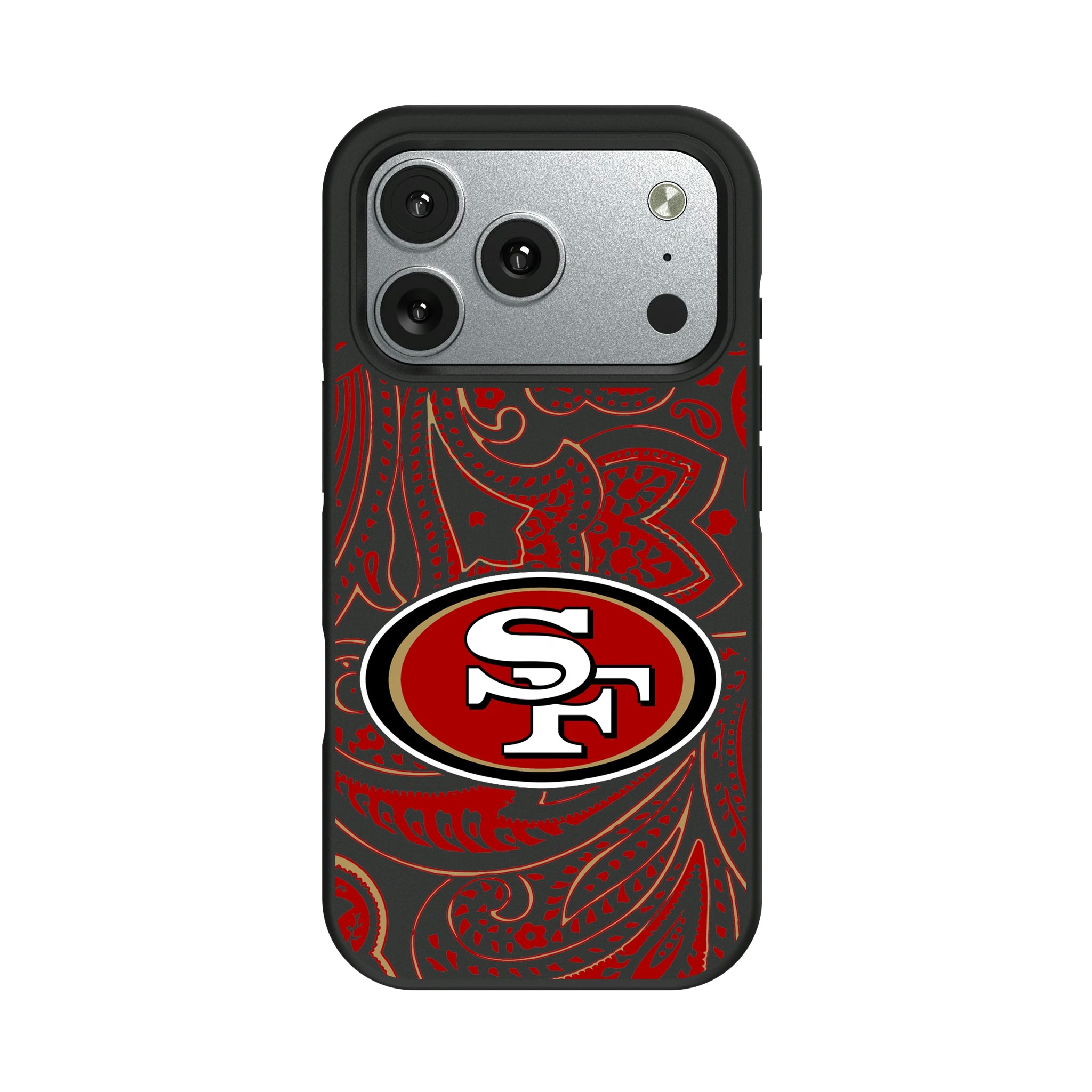 San Francisco 49ers Paisley iPhone Bump Phone Case for Apple iPhone#Device_iPhone 17 Pro