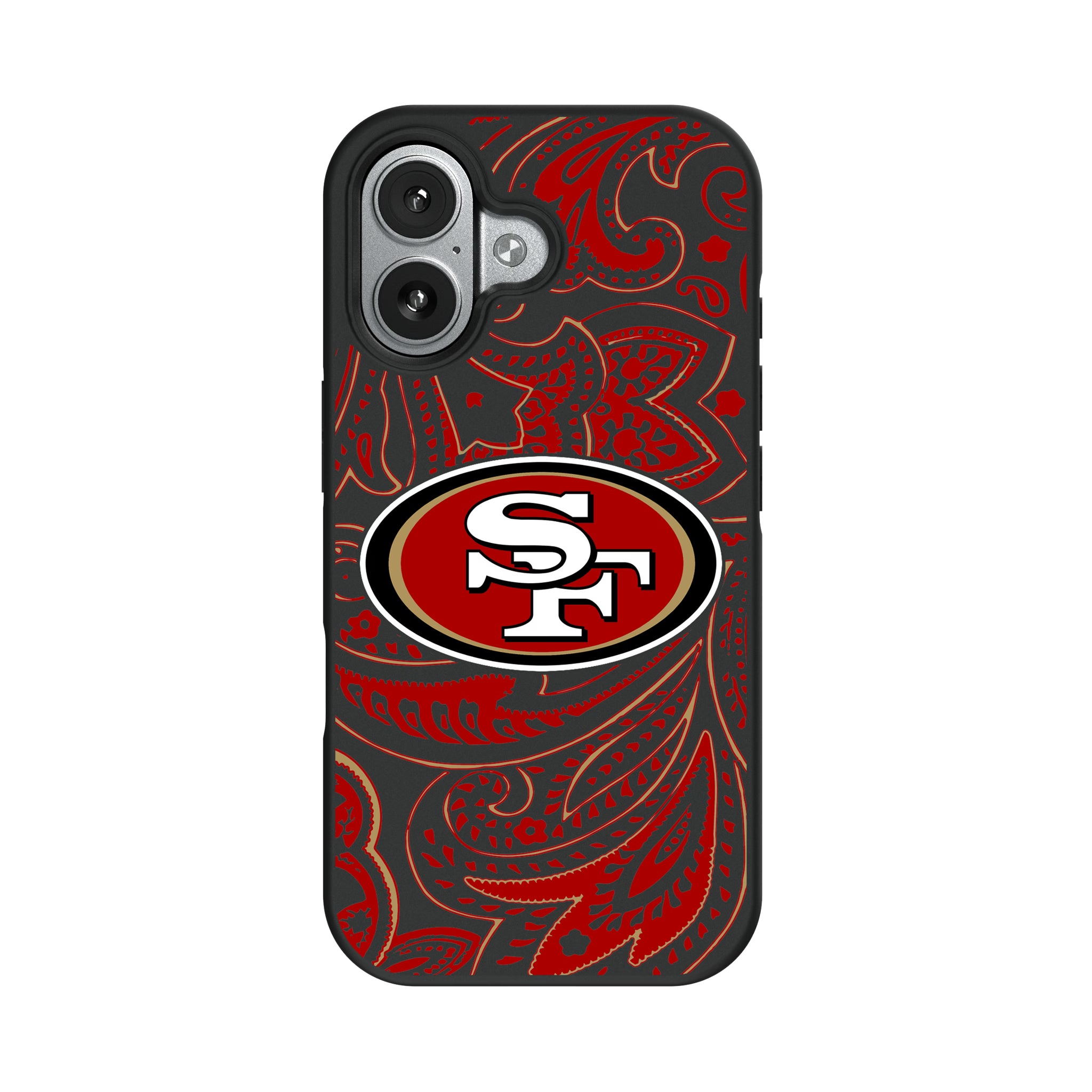 San Francisco 49ers Paisley iPhone Bump Phone Case for Apple iPhone#Device_iPhone 17