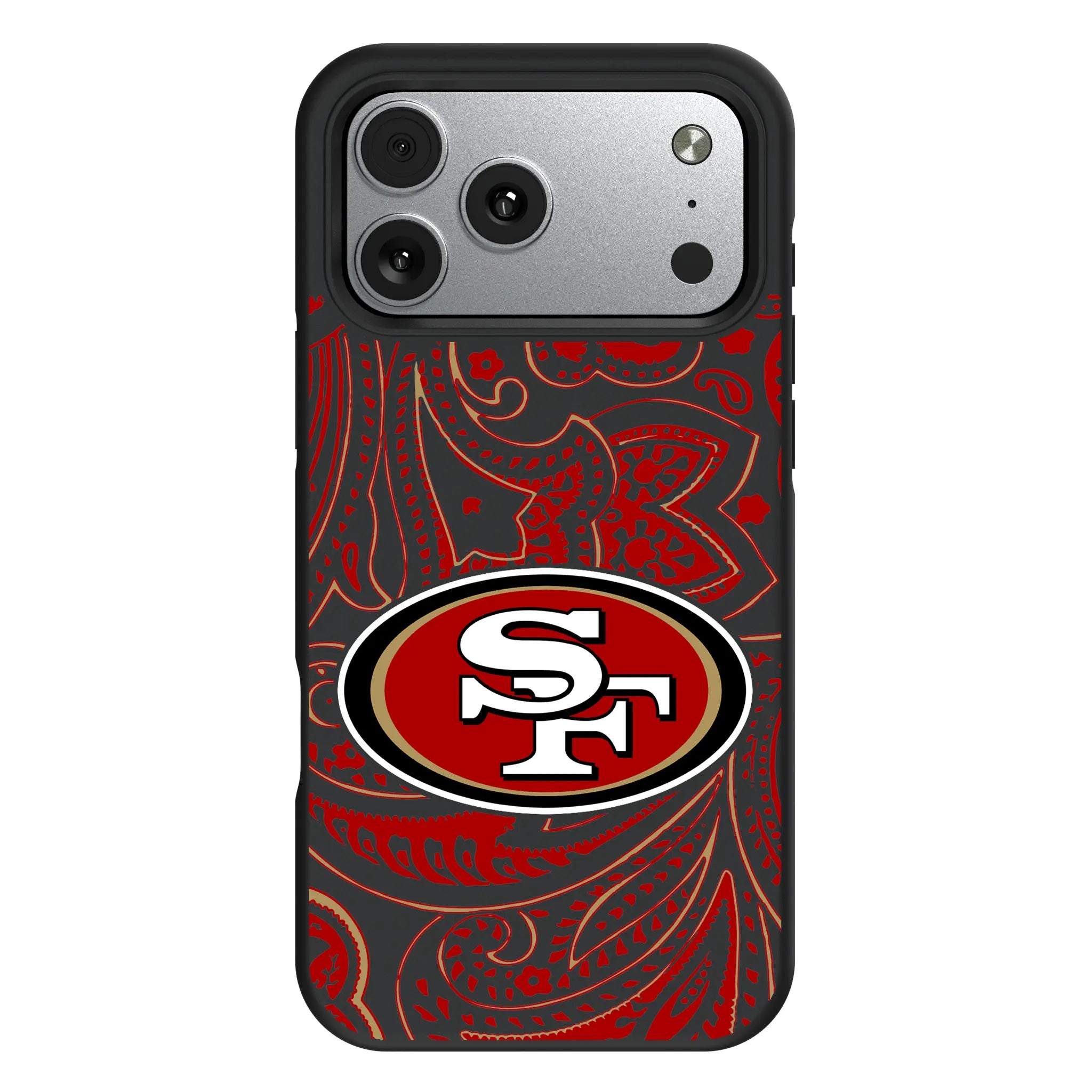 San Francisco 49ers Paisley iPhone Bump Phone Case for Apple iPhone#Device_iPhone 17 Pro Max