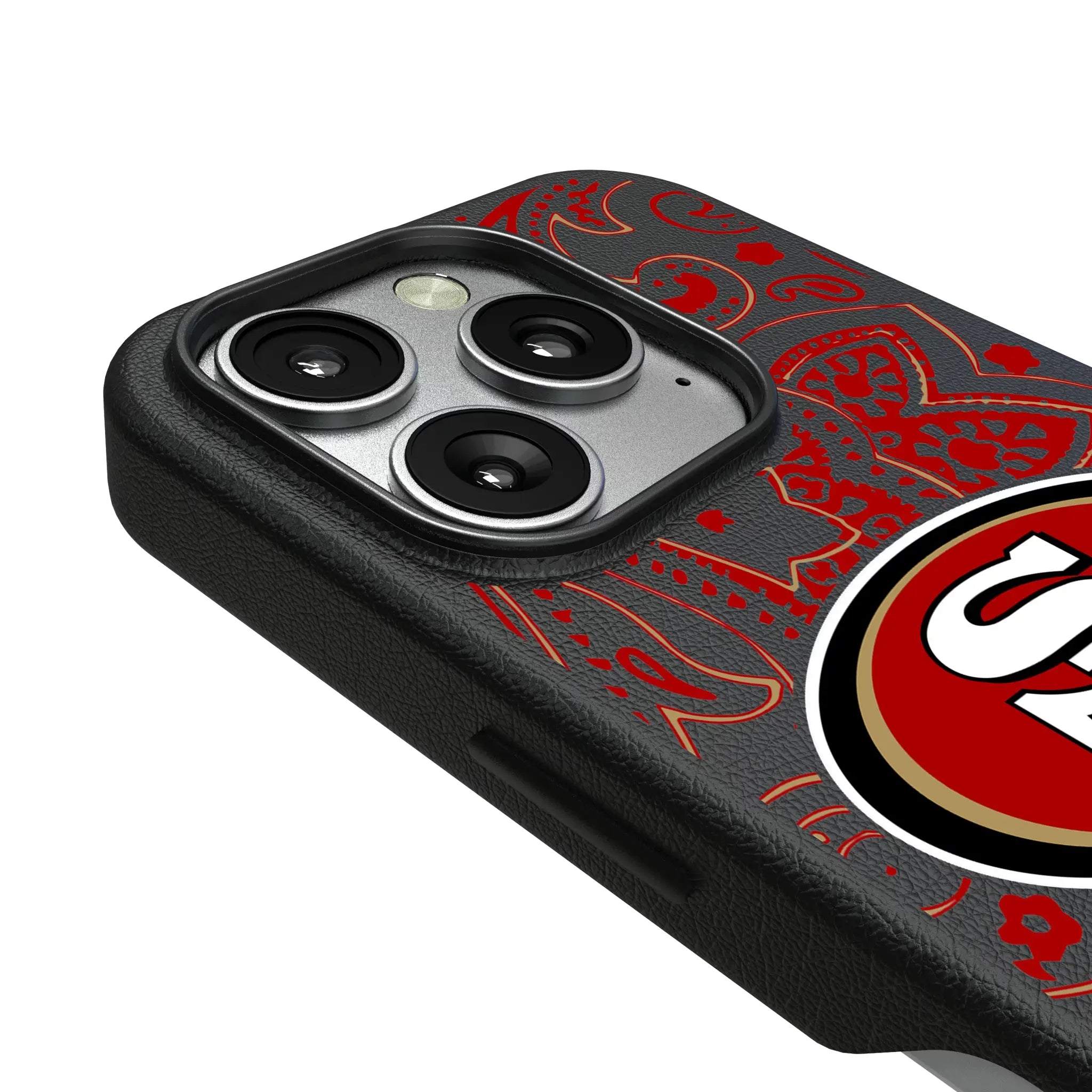 San Francisco 49ers Paisley iPhone MagSafe Compatible Phone Case for Apple iPhone - Detail