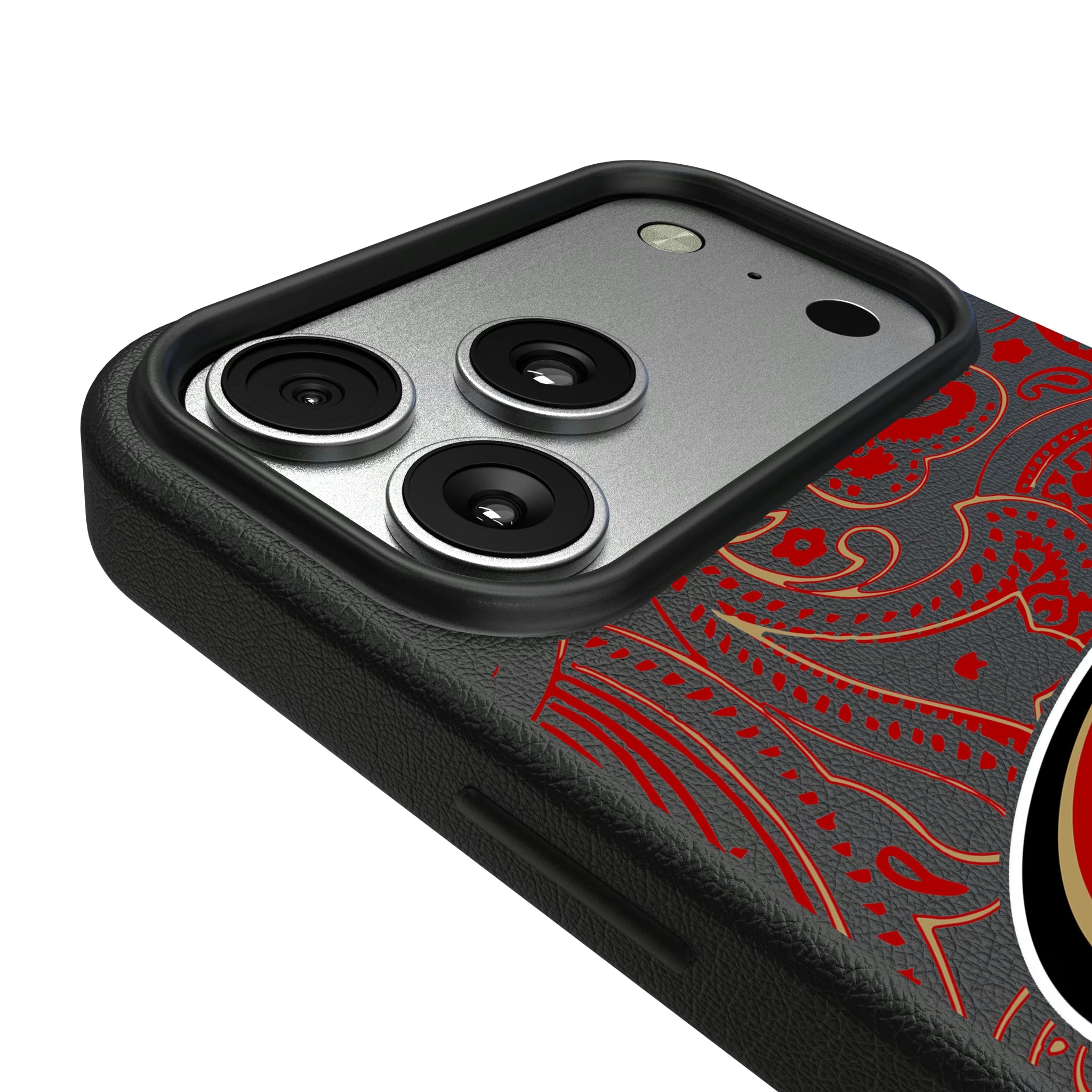 San Francisco 49ers Paisley iPhone MagSafe Compatible Phone Case for Apple iPhone - Detail#Device_iPhone 17 Pro Max