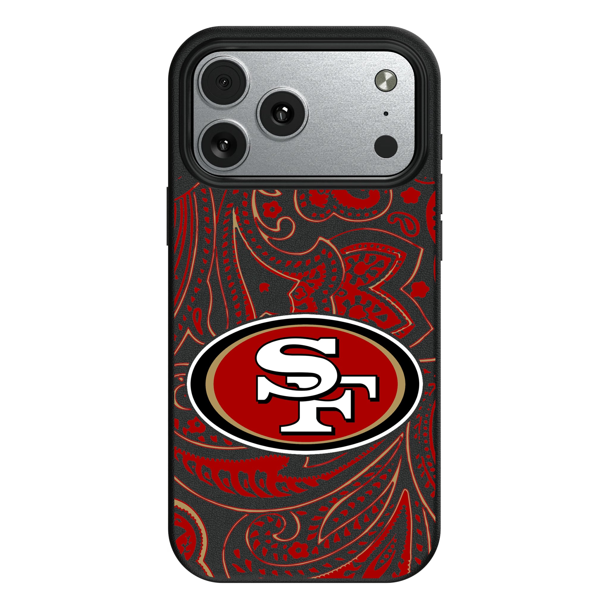 San Francisco 49ers Paisley iPhone MagSafe Compatible Phone Case for Apple iPhone#Device_iPhone 17 Pro Max