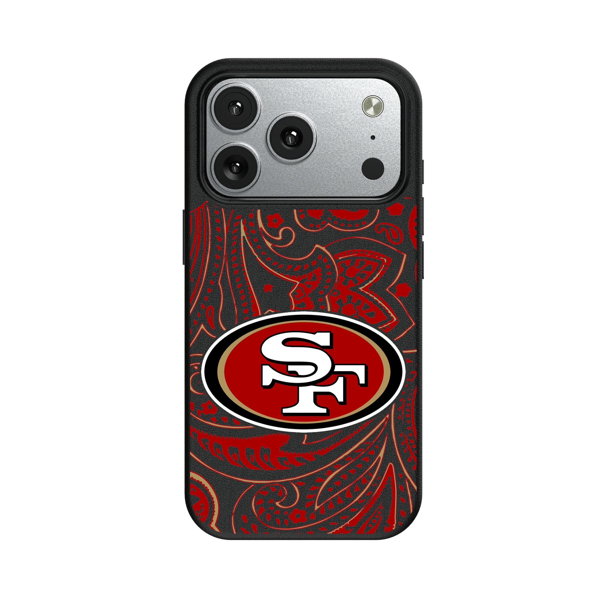 San Francisco 49ers Paisley iPhone MagSafe Compatible Phone Case for Apple iPhone#Device_iPhone 17 Pro
