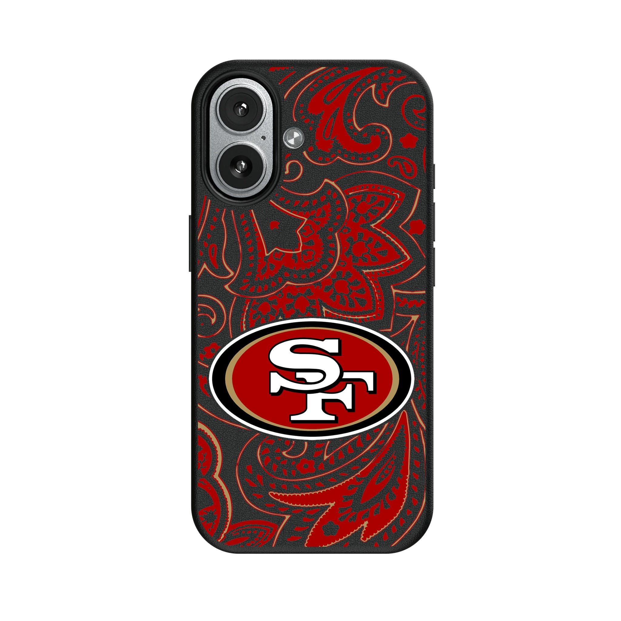 San Francisco 49ers Paisley iPhone MagSafe Compatible Phone Case for Apple iPhone#Device_iPhone 17
