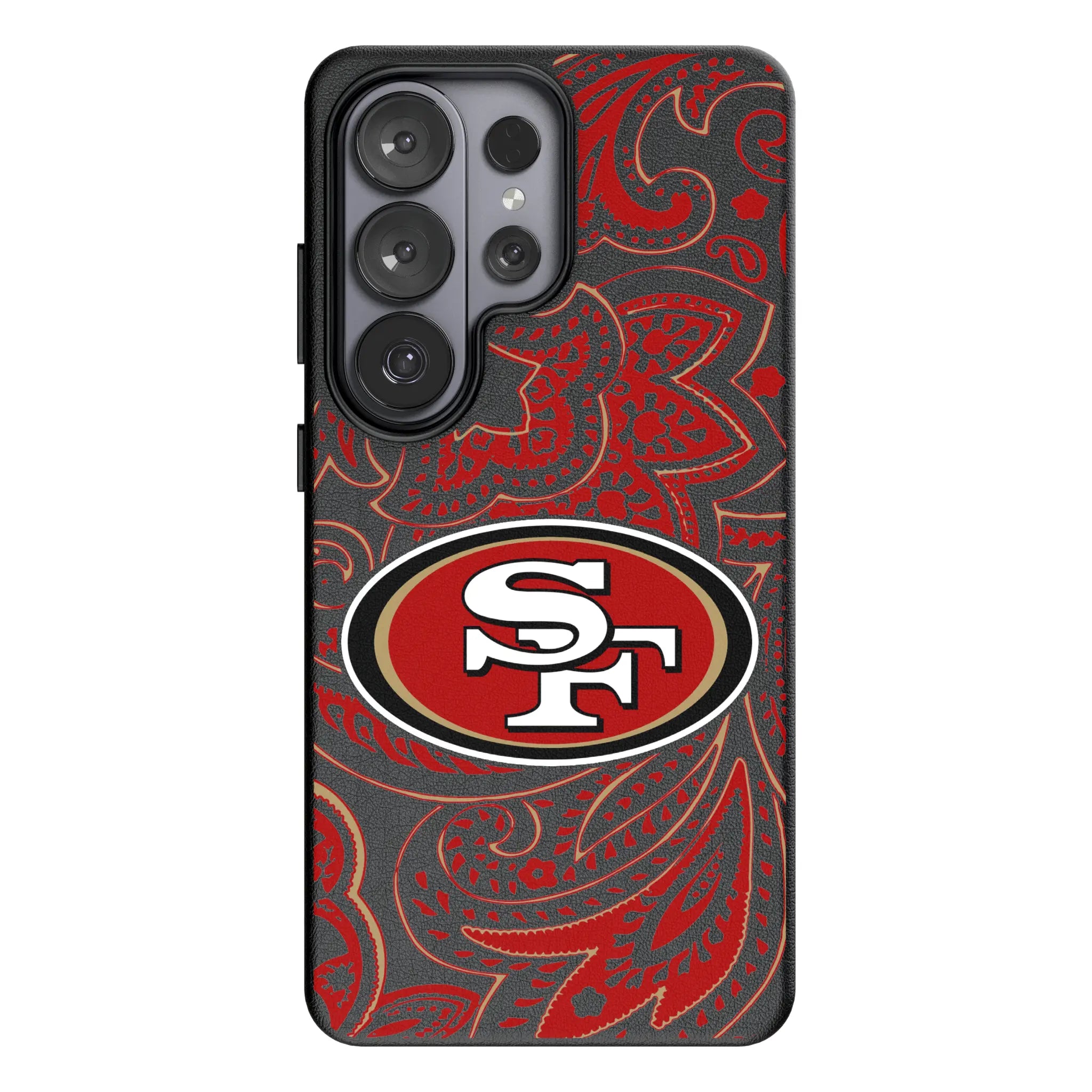 San Francisco 49ers Paisley Galaxy MagSafe Compatible Phone Case for Samsung Galaxy#Device_Galaxy S26 Ultra