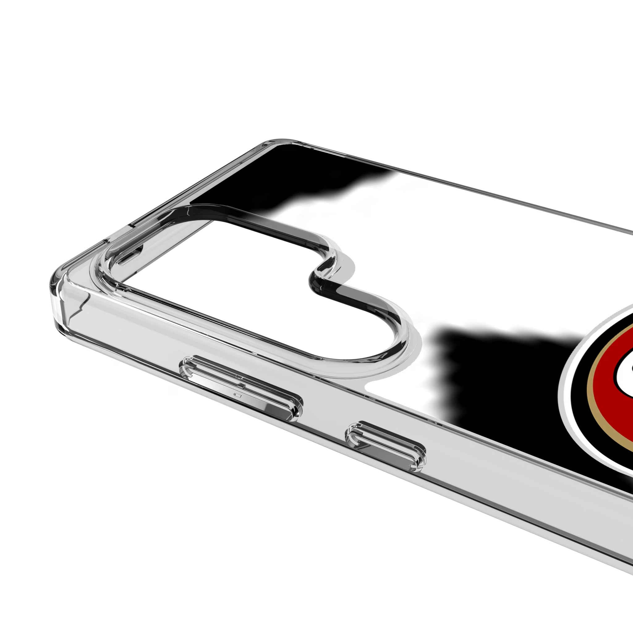 San Francisco 49ers Personalized EndZone Plus Galaxy Clear Phone Case for Samsung Galaxy - Detail